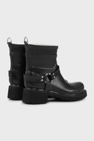 Korte Biker regenlaarzen RUB54 | Black Black | Boots | Ilse Jacobsen