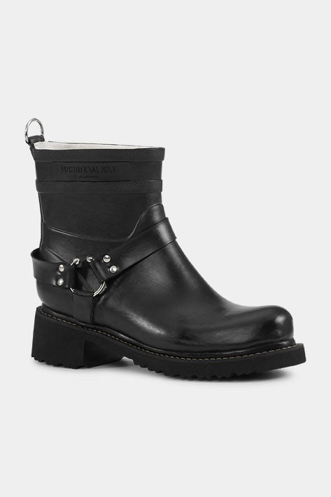 Korte Biker regenlaarzen RUB54 | Black Black