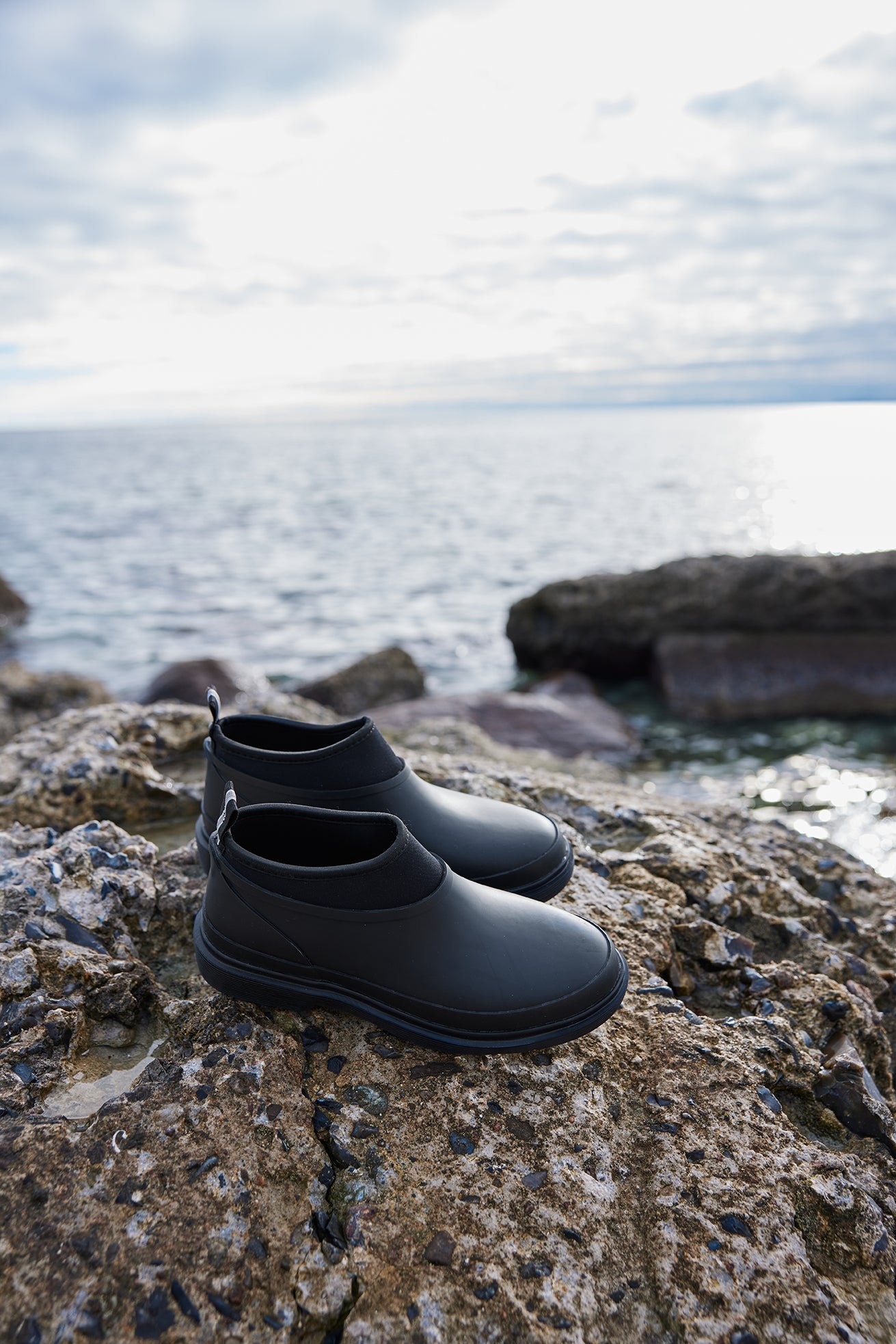 Anti-Slip regenlaarzen RUBAIR02 | Black | Rubber Boots | Ilse Jacobsen