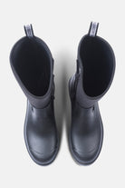 Hoge regenlaarzen RUBSTEP01 | Black Black | Shoes | Ilse Jacobsen