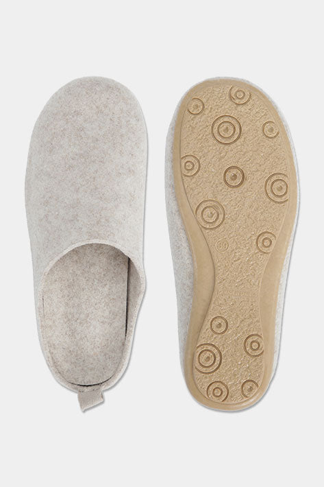 Wollen Instapper SNIPPY02 - 121222 Milk Crème Wheat | Milk Creme Wheat | Home Shoes | Ilse Jacobsen