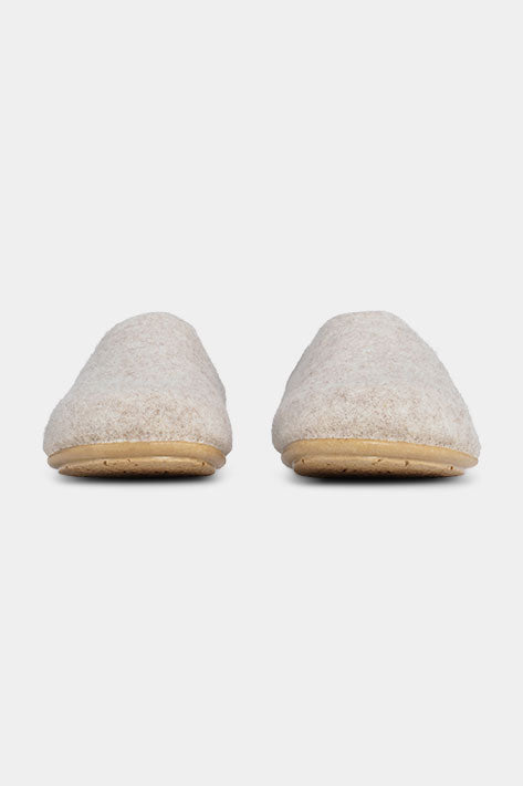 Wollen Instapper SNIPPY02 - 121222 Milk Crème Wheat | Milk Creme Wheat | Home Shoes | Ilse Jacobsen