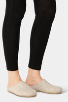 Wollen Pantoffel SNIPPY02 | Milk Creme Wheat | Home Shoes | Ilse Jacobsen