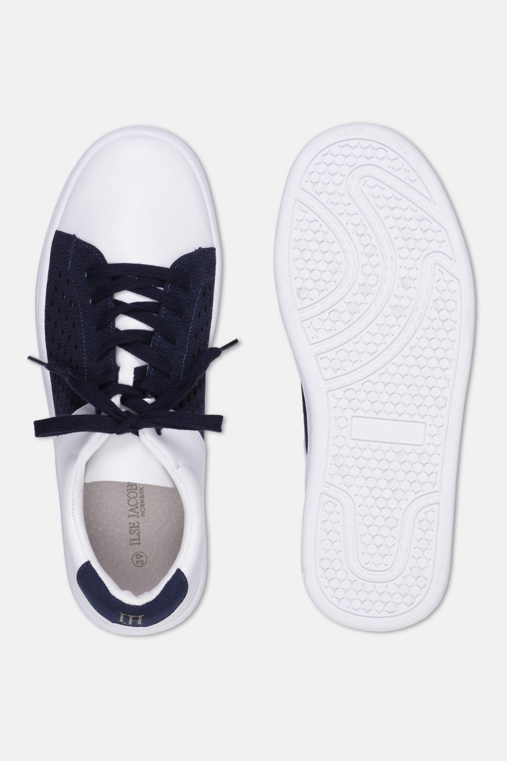 Sneakers TANSY4074 - 100660 White Dark Indigo | White Dark Indigo | Sneakers | Ilse Jacobsen