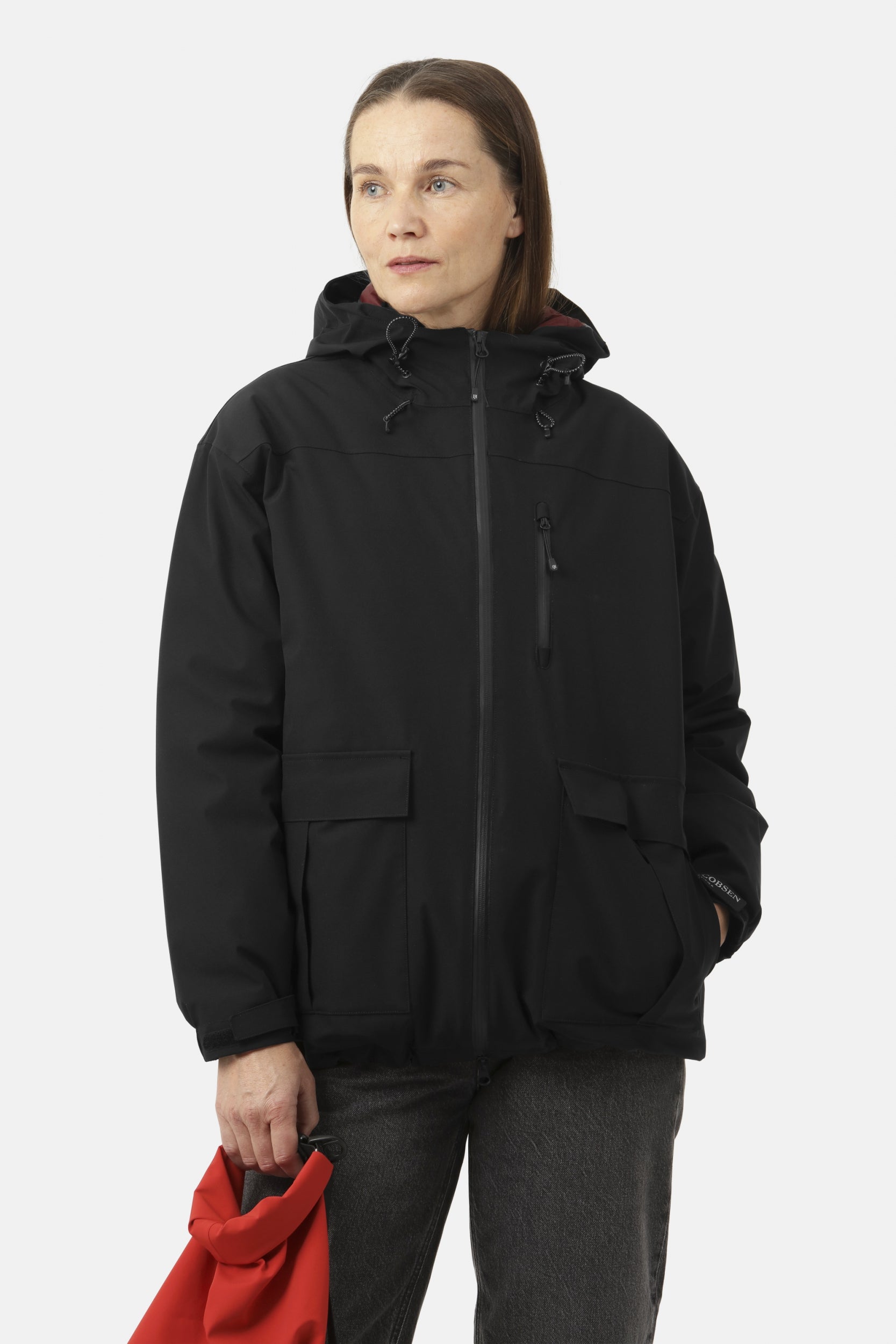 Dons Regenjas TECHRAIN01 - Black 001 | Black | Raincoat | Ilse Jacobsen