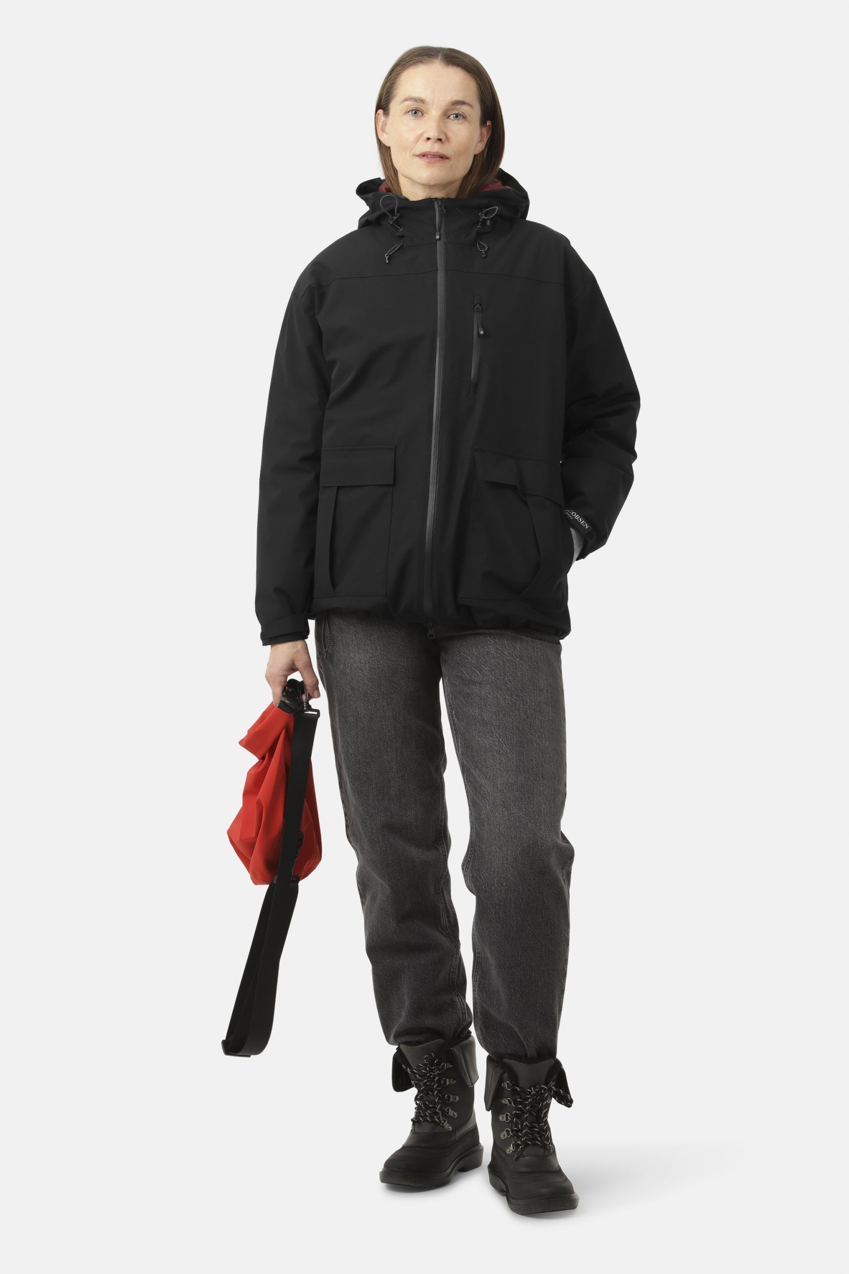 Dons Regenjas TECHRAIN01 - Black 001 | Black | Raincoat | Ilse Jacobsen