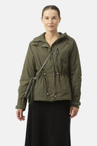 Korte Regenjas THERMAL08SP | Army | Jacket | Ilse Jacobsen