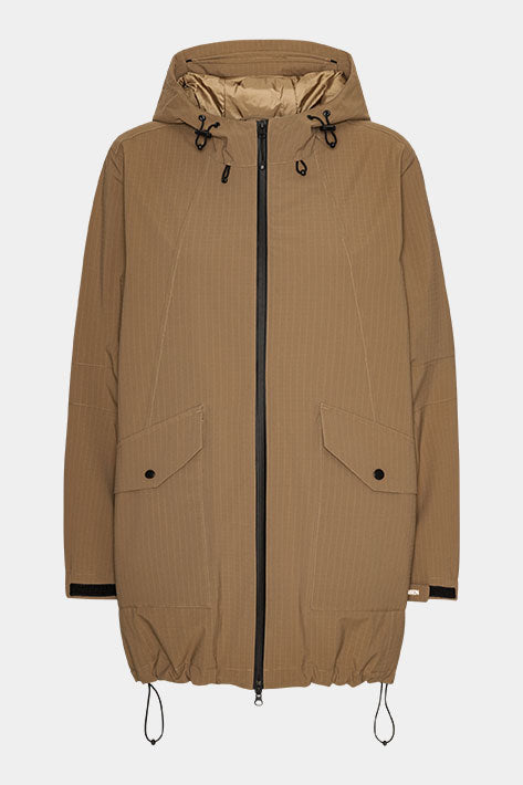 Korte Winterjas THERMAL09 | Mocca | Coat | Ilse Jacobsen
