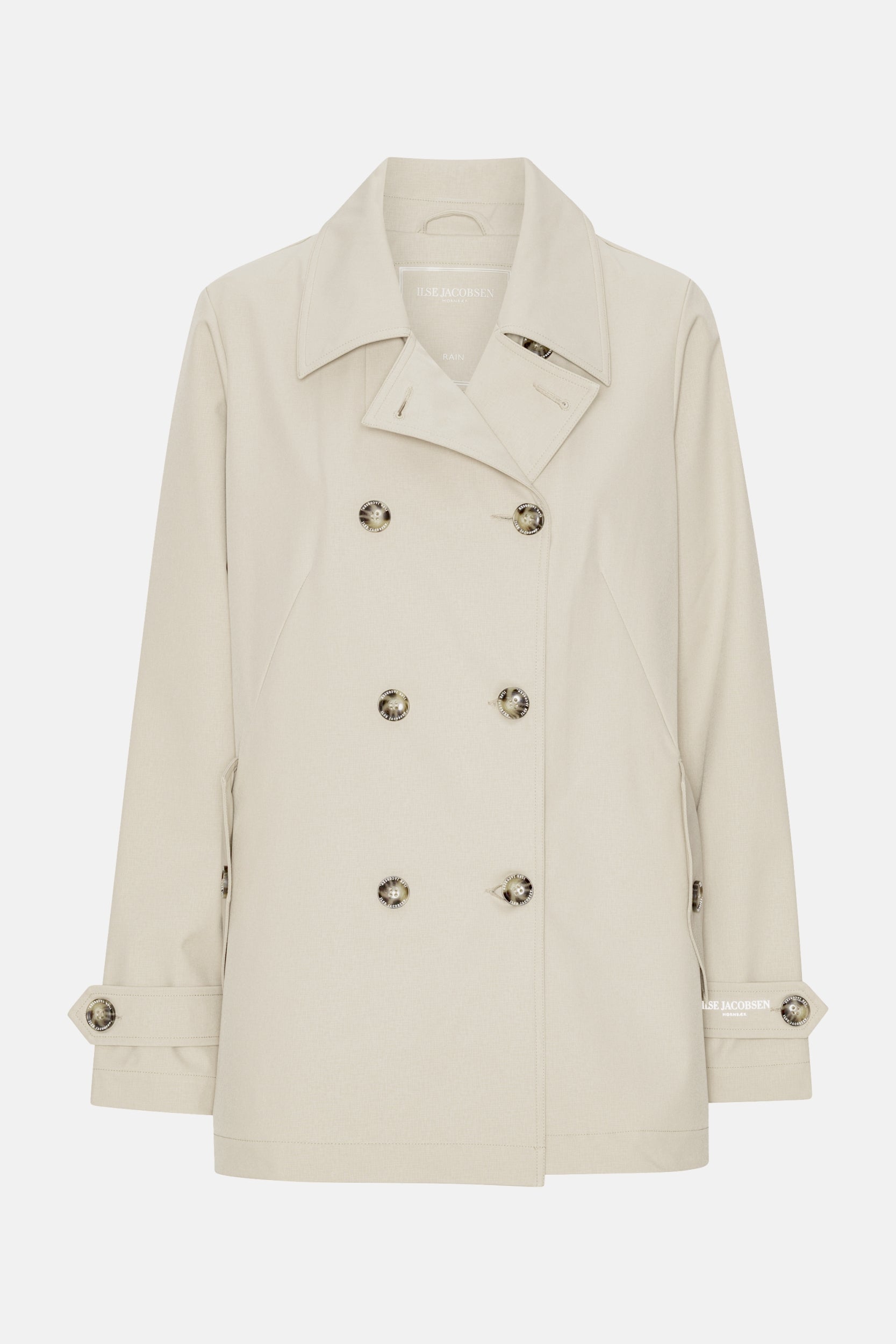 Peacoat TRENCHRAIN02 - 106 White Pepper | White Pepper | Coat | Ilse Jacobsen