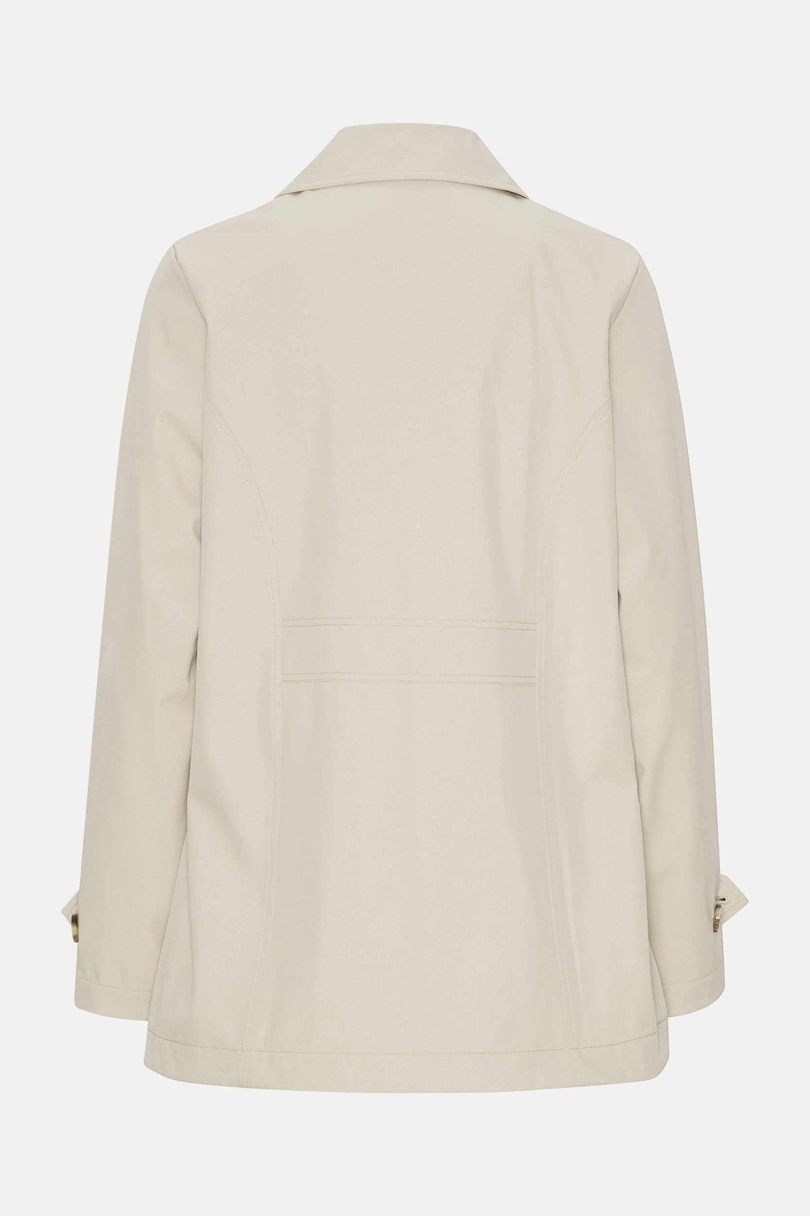 Peacoat TRENCHRAIN02 - 106 White Pepper | White Pepper | Coat | Ilse Jacobsen