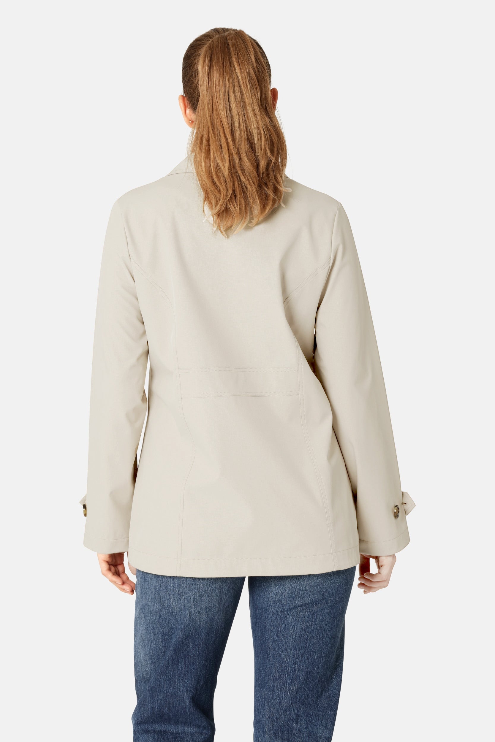 Peacoat TRENCHRAIN02 - 106 White Pepper | White Pepper | Coat | Ilse Jacobsen