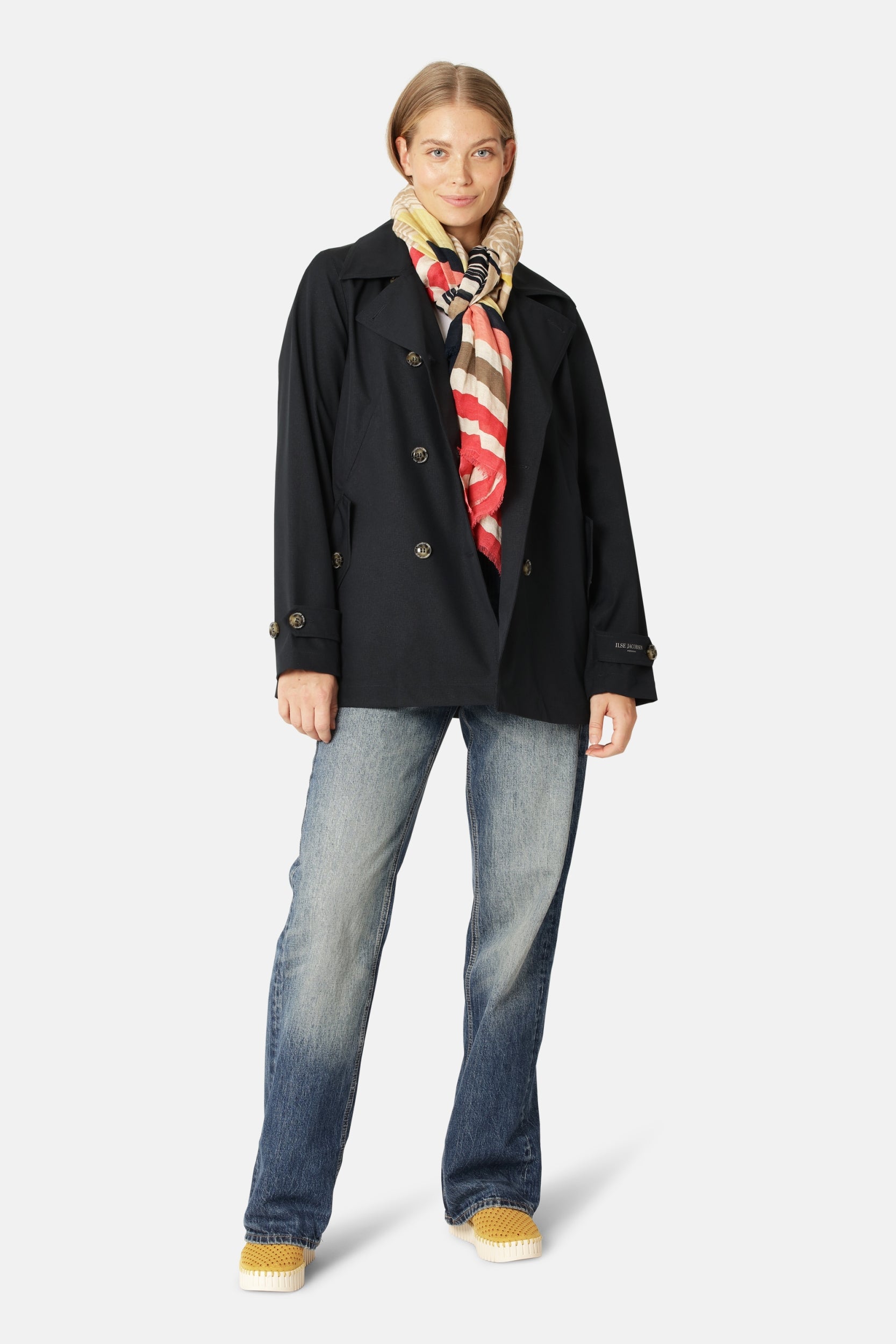 Peacoat Trenchrain02 - 660 Dark Indigo | Dark Indigo | Coat | Ilse Jacobsen