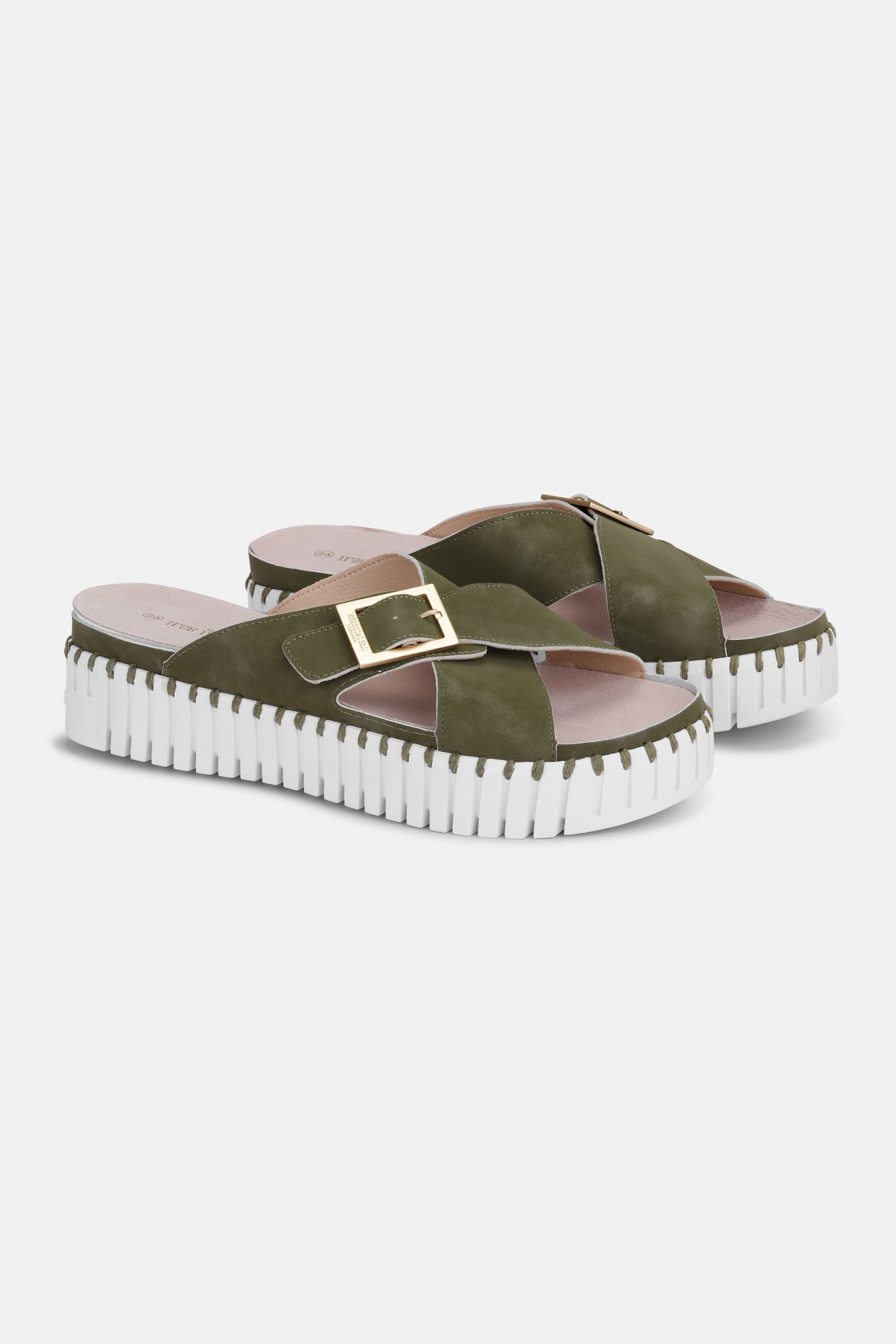 Sandalen TULIP1033 - 410100 Army White | Army White | Sandals | Ilse Jacobsen