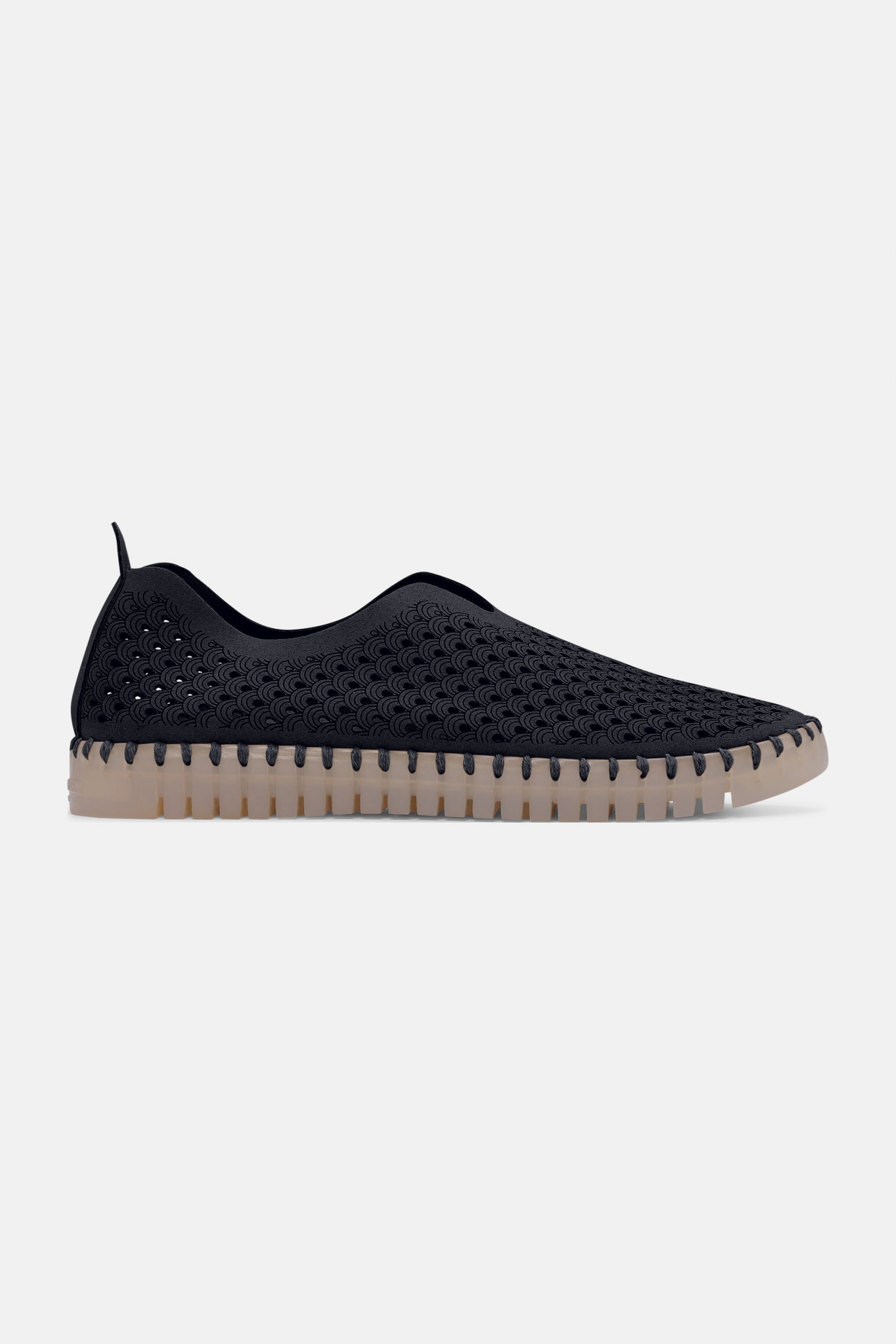 Instappers TULIP139LUX transparante zool - 001 Black | Black | Shoes | Ilse Jacobsen