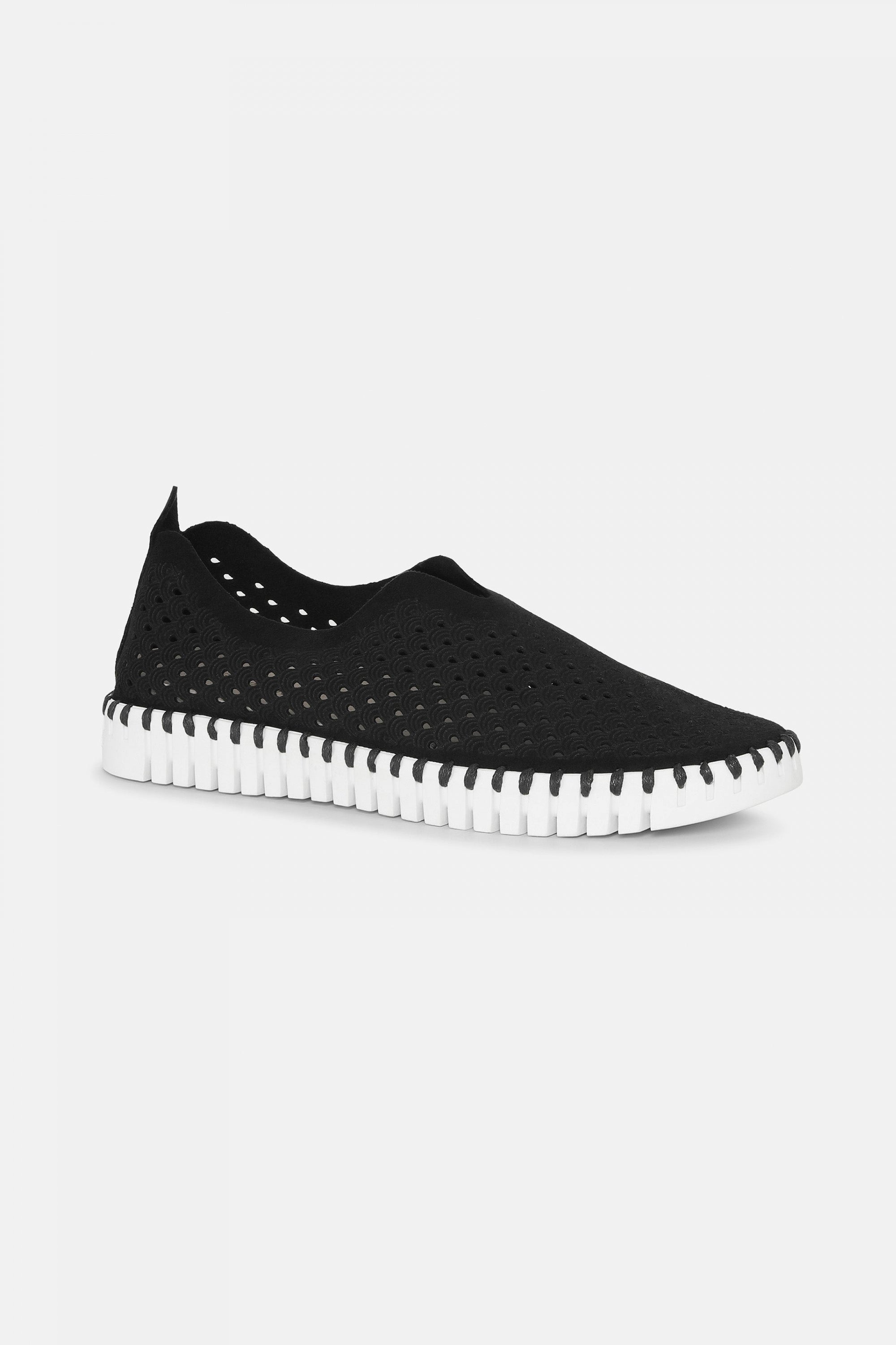 Instappers TULIP139 witte zool - 001 Black | Black | Shoes | Ilse Jacobsen