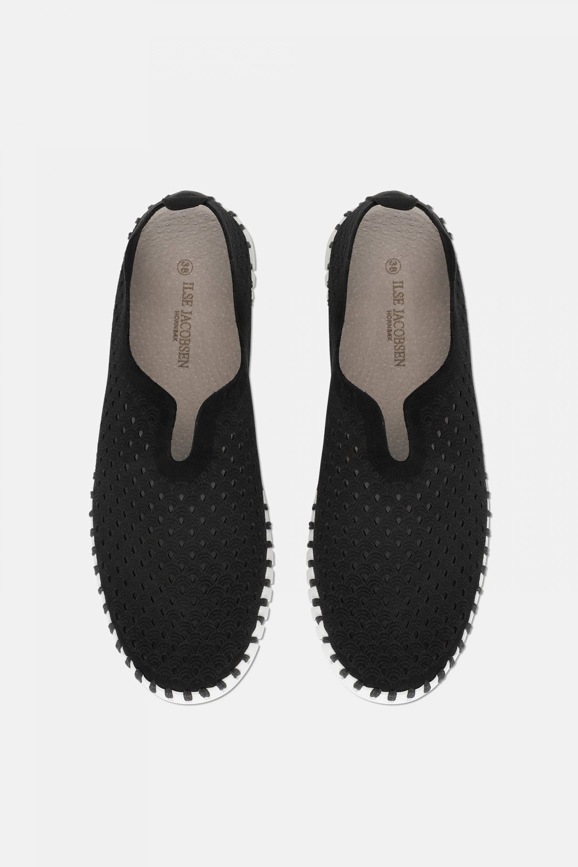 Instappers TULIP139 witte zool - 001 Black | Black | Shoes | Ilse Jacobsen