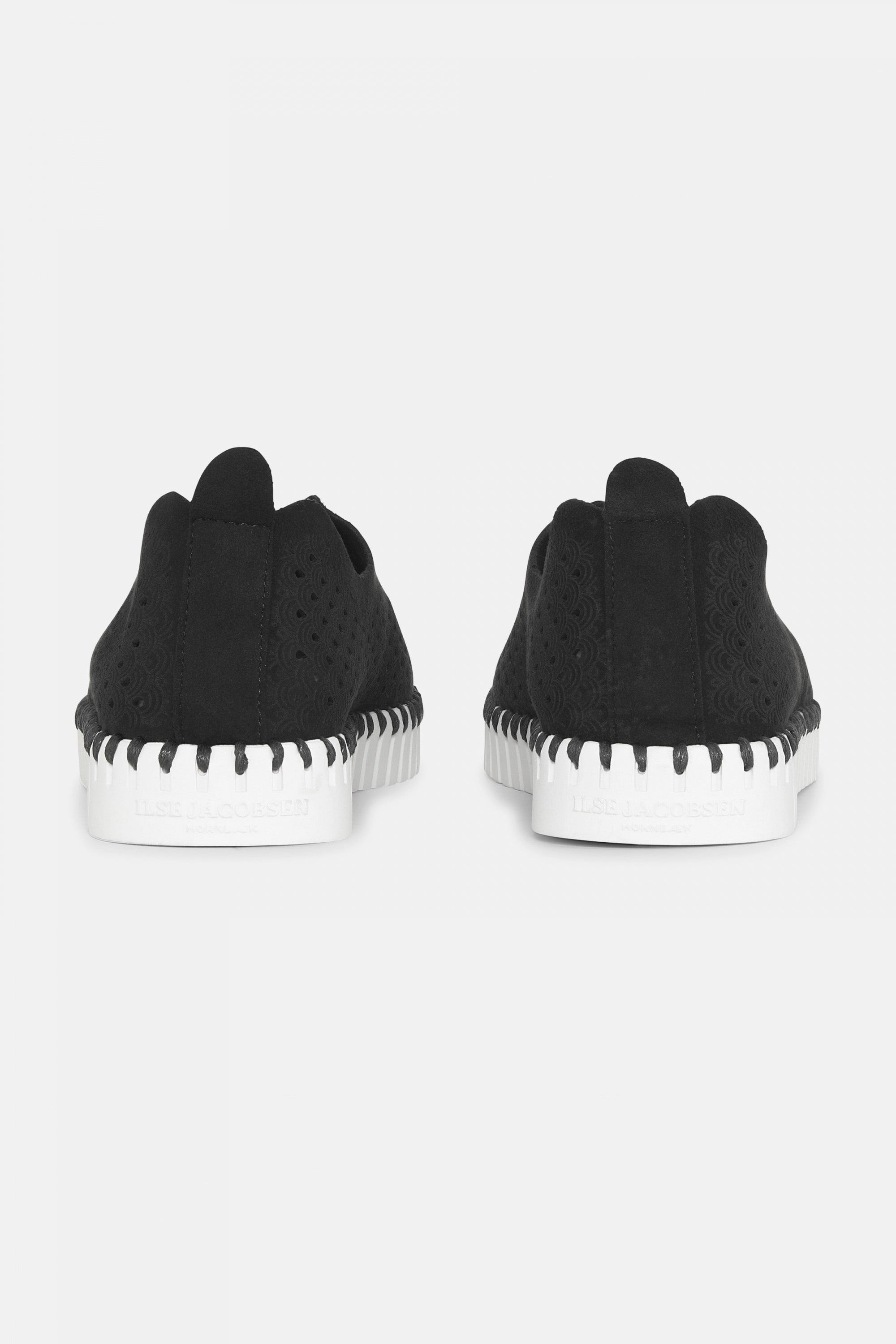 Instappers TULIP139 witte zool - 001 Black | Black | Shoes | Ilse Jacobsen