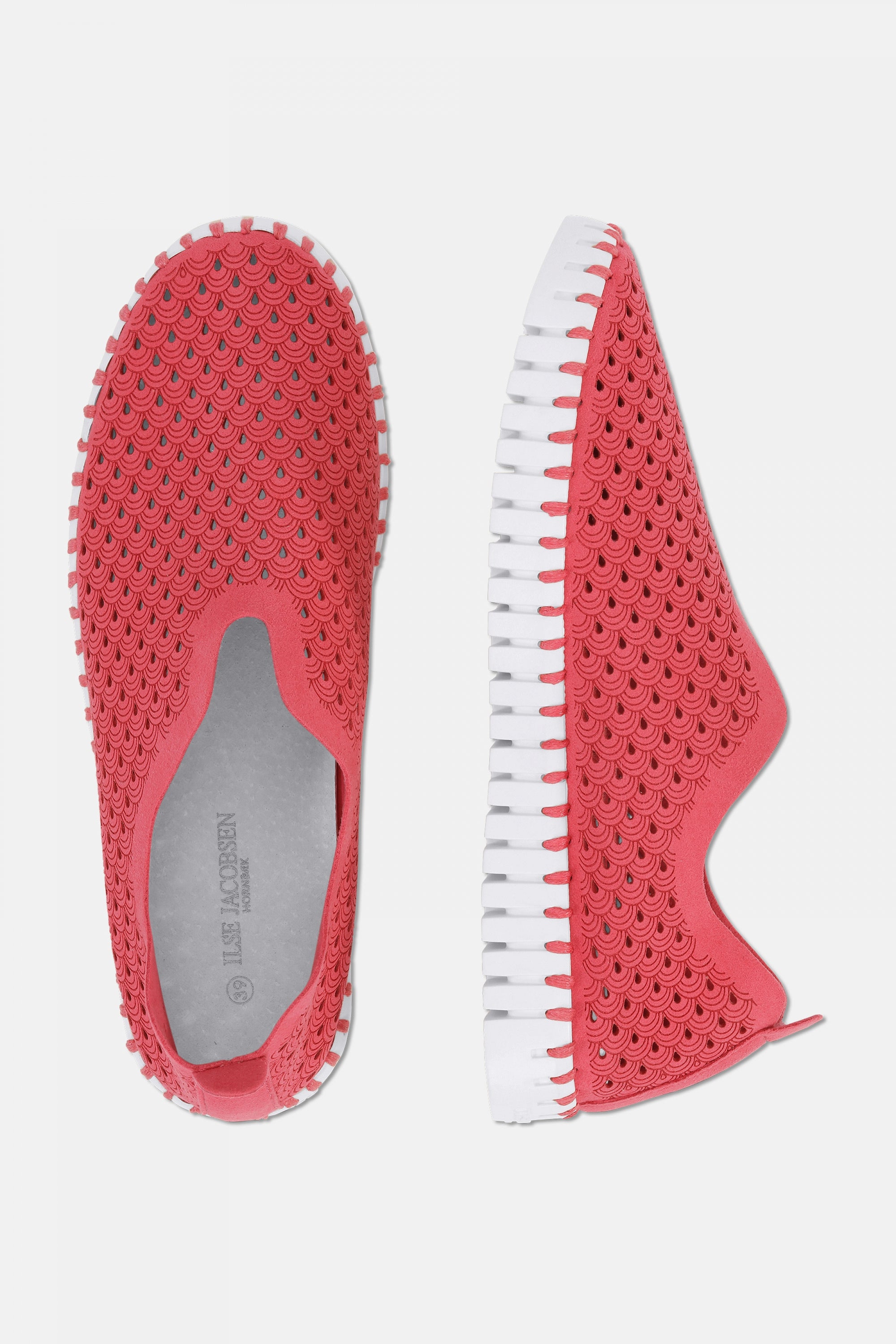 Instappers Tulip139 witte zool - 309 Viva Magenta | Viva Magenta | Shoes | Ilse Jacobsen