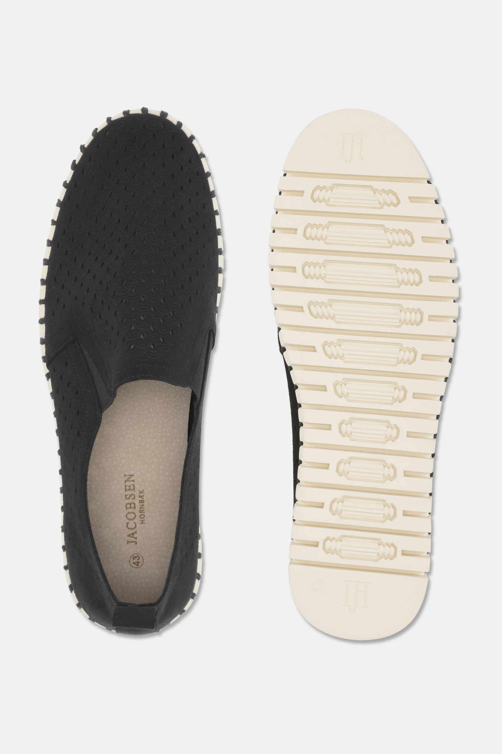 Instappers Heren TULIP140MEN beige zool | Black | Shoes | Ilse Jacobsen