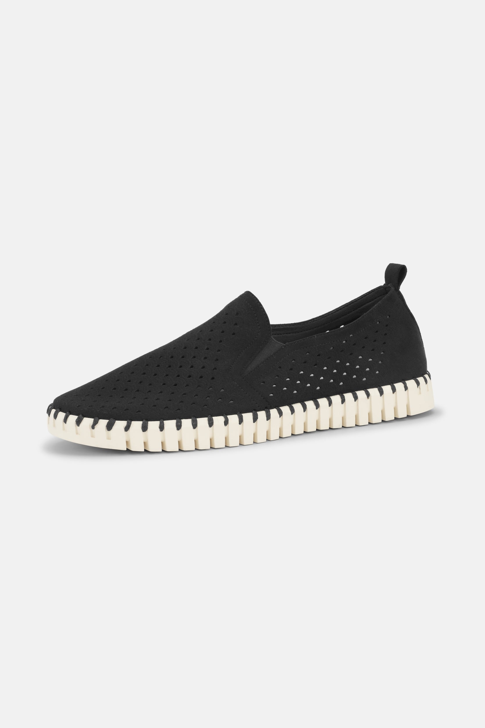 Instappers Heren TULIP140MEN beige zool | Black | Shoes | Ilse Jacobsen