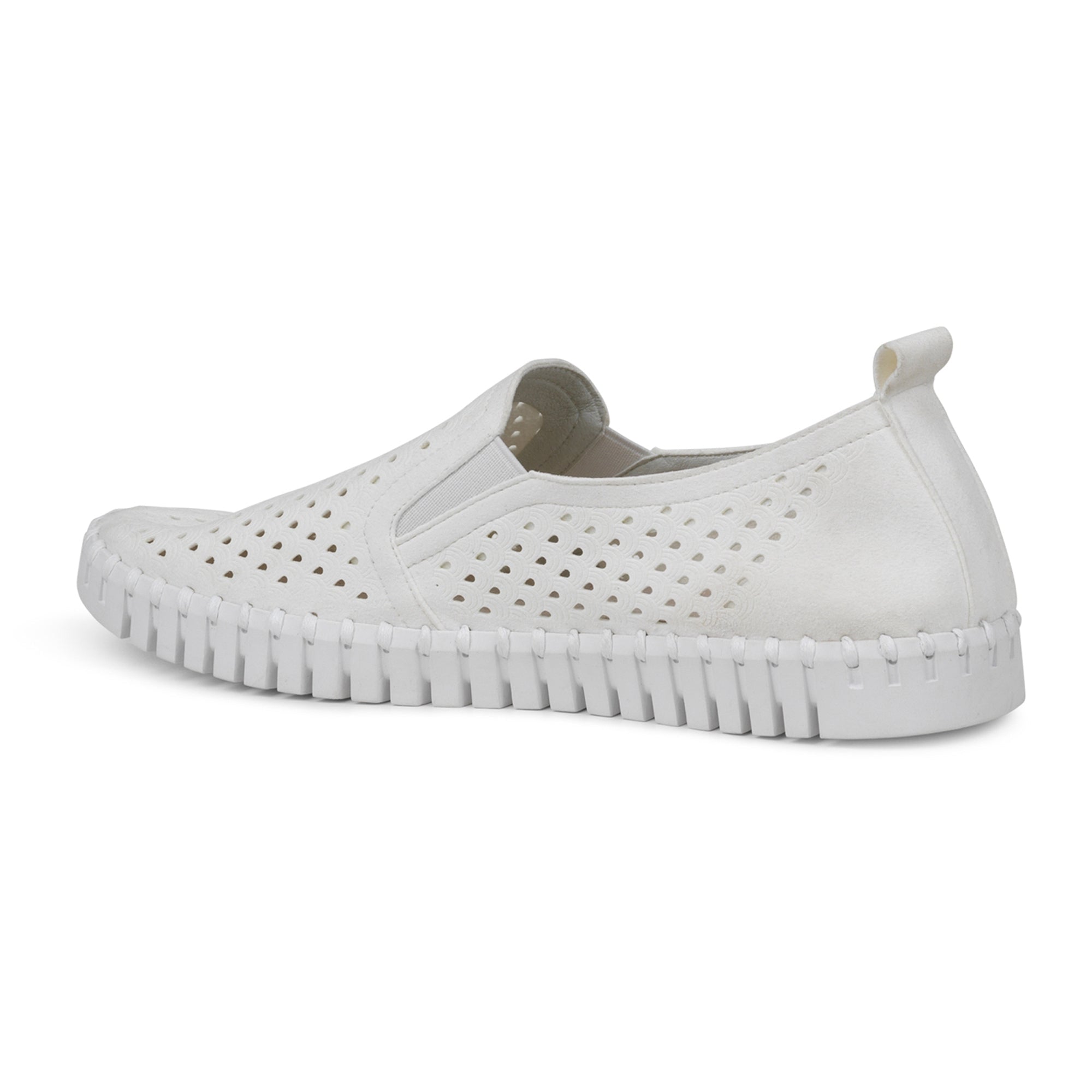 Instappers Heren TULIP140MEN beige zool - 100 White | White | Shoes | Ilse Jacobsen