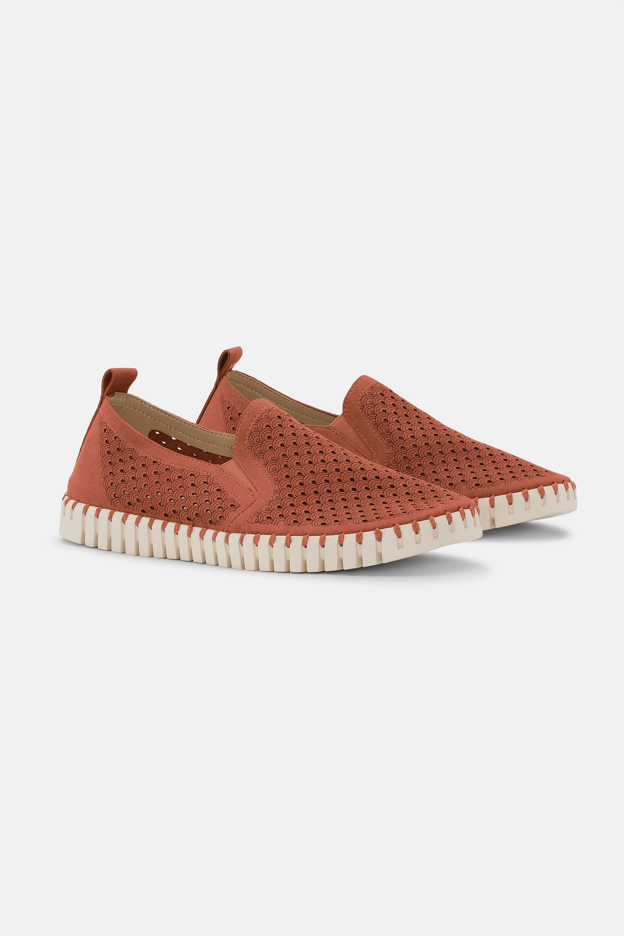 Instappers Heren TULIP140MEN beige zool - 333 Light Brick | Light Brick | Shoes | Ilse Jacobsen