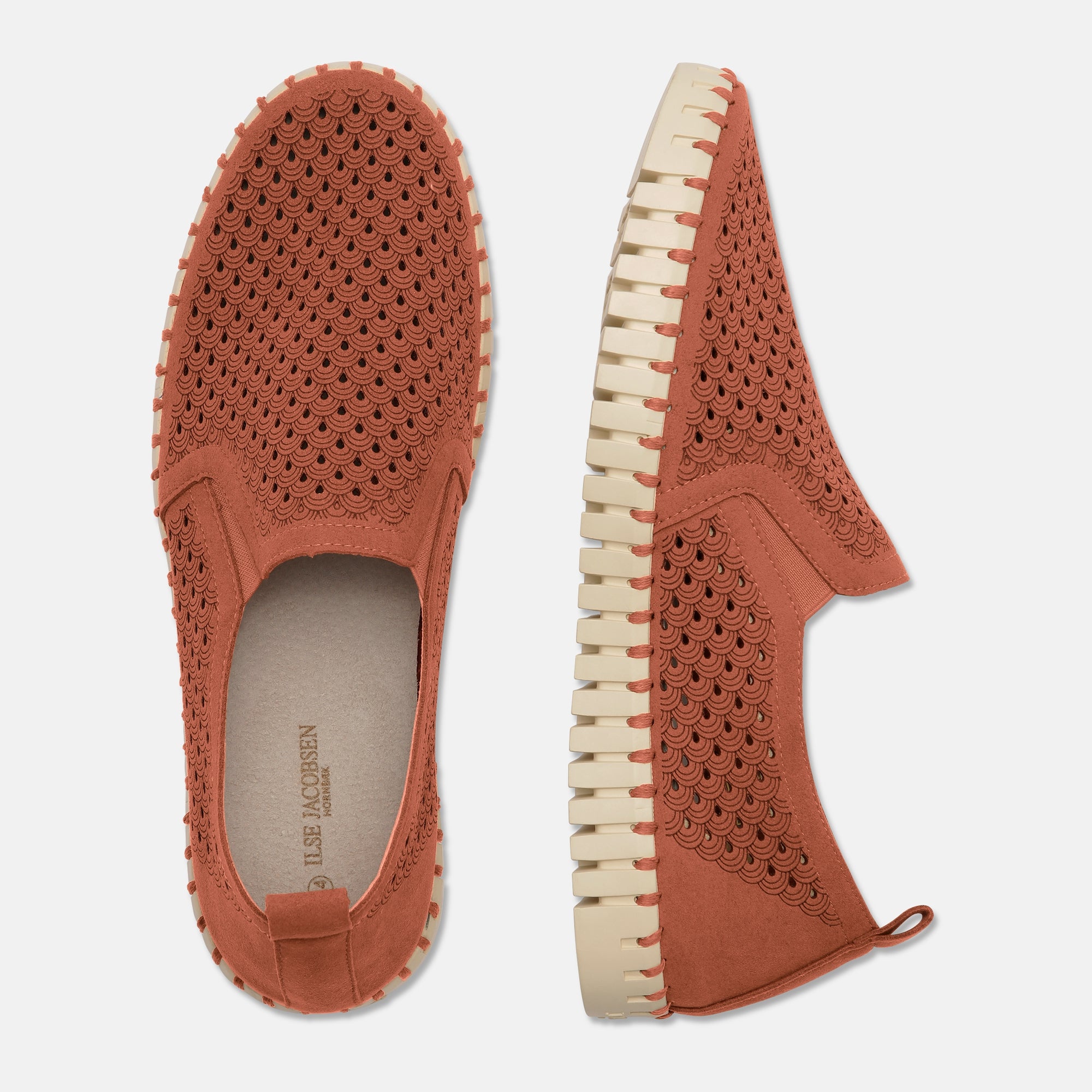 Instappers Heren TULIP140MEN beige zool - 333 Light Brick | Light Brick | Shoes | Ilse Jacobsen