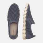 Instappers Heren TULIP140MEN beige zool | Grey Blue | Shoes | Ilse Jacobsen