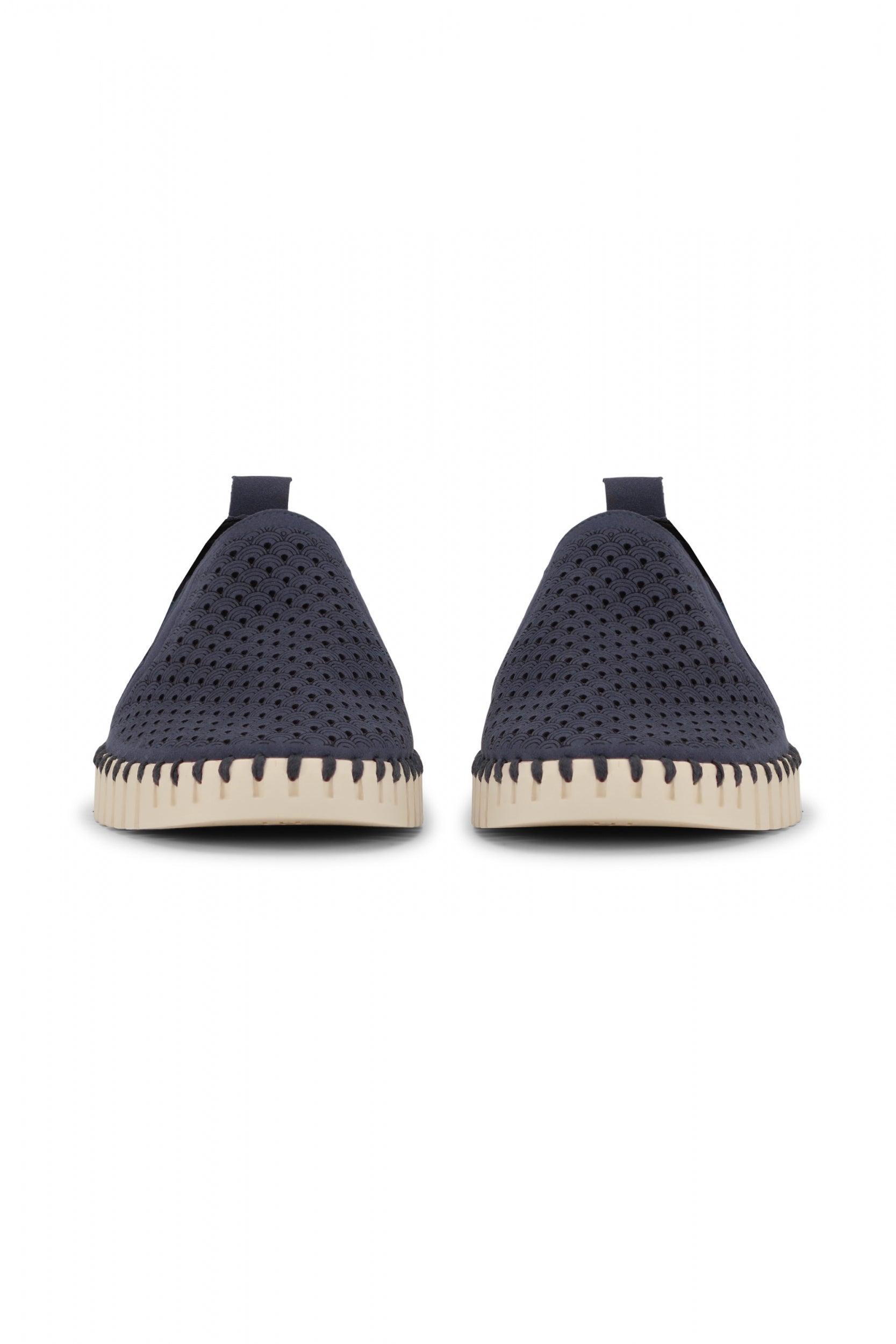 Instappers Heren TULIP140MEN beige zool - 660 Dark Indigo | Dark Indigo | Shoes | Ilse Jacobsen
