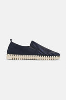 Instappers Heren TULIP143MEN beige zool | Dark Indigo Pearled Ivory | Shoes | Ilse Jacobsen