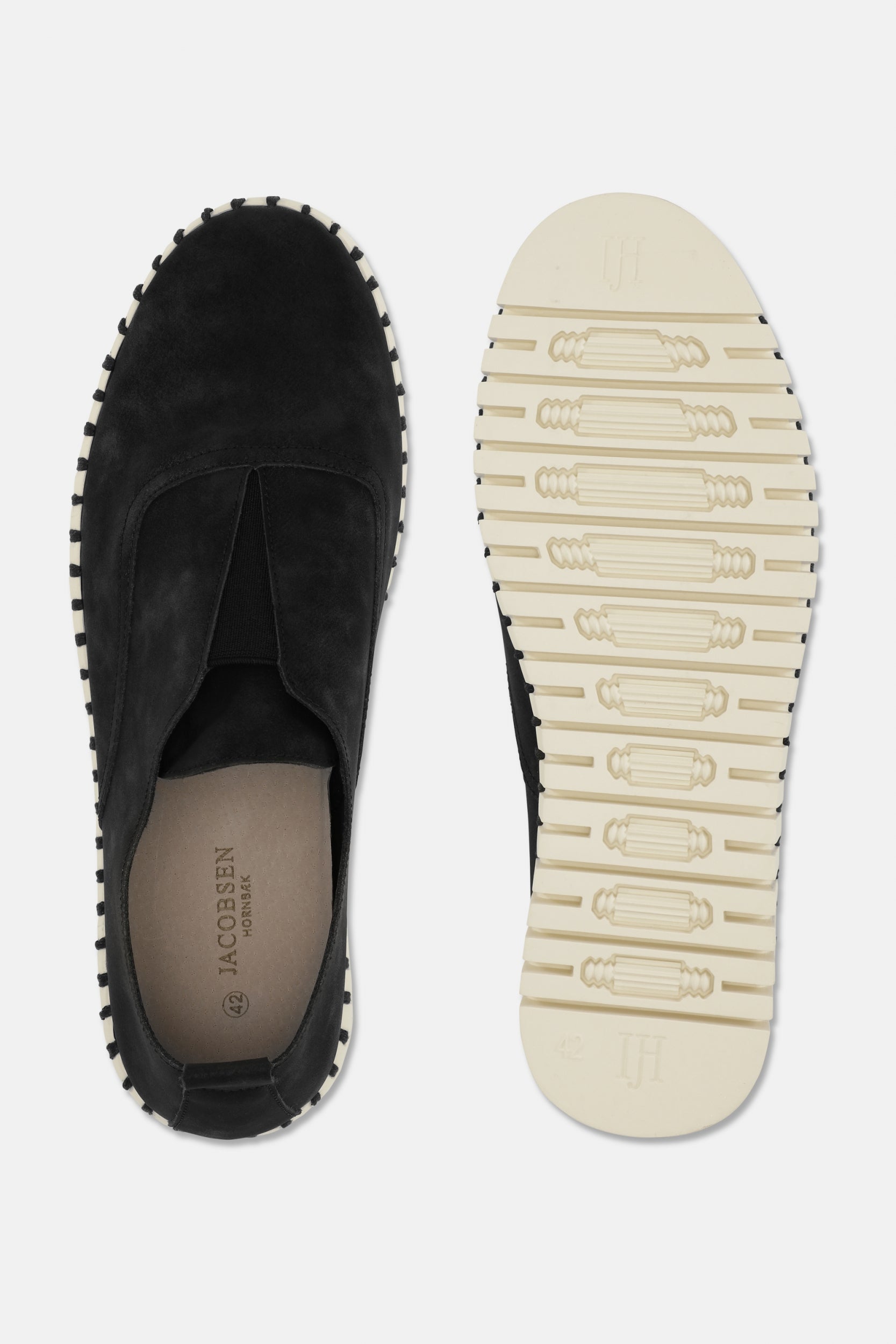 Instappers Heren TULIP144MEN - 001111 Black Pearled Ivory | Black Pearled Ivory | Shoes | Ilse Jacobsen