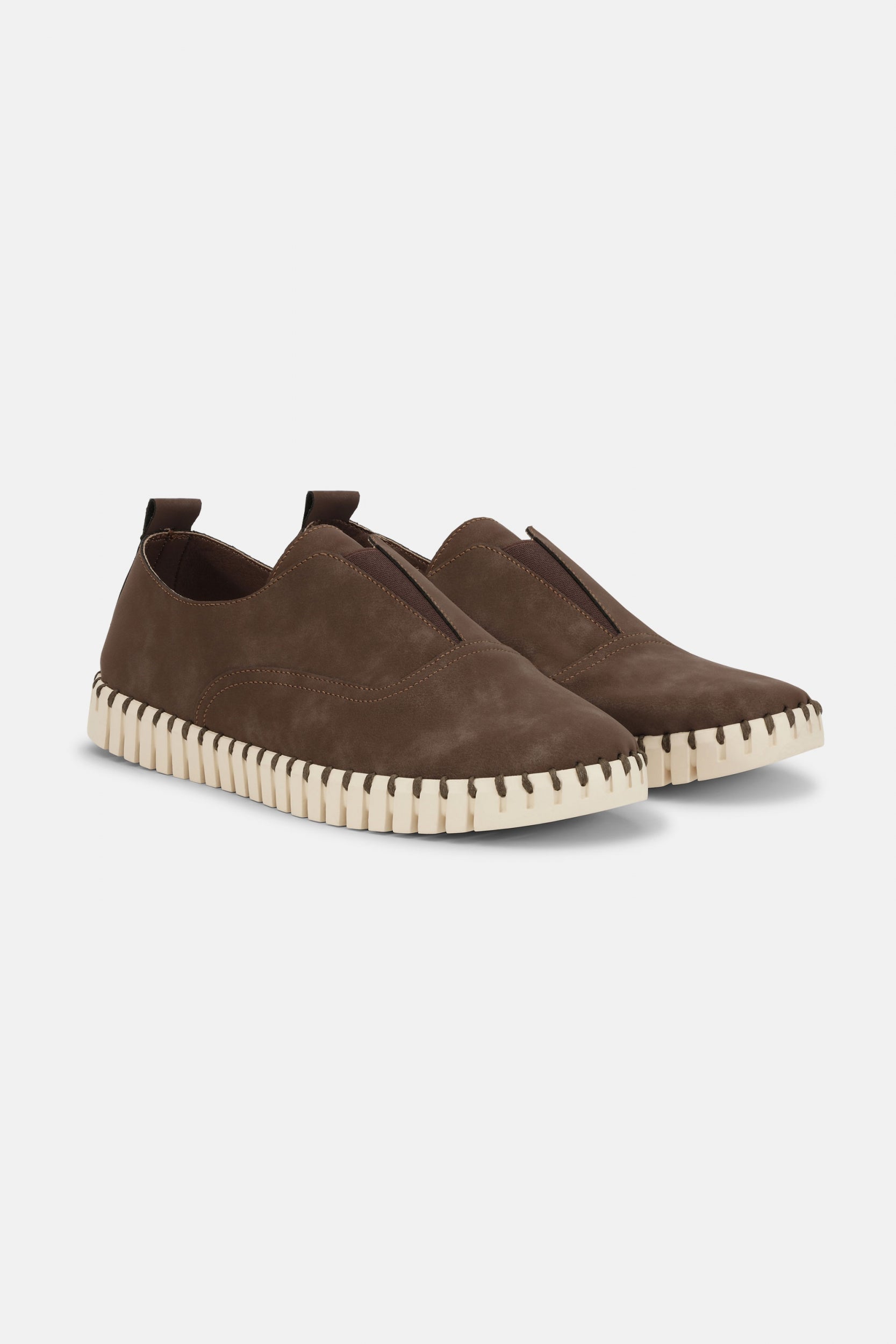 Instappers Heren TULIP144MEN - 200111 Brown Pearled Ivory | Brown Pearled Ivory | Shoes | Ilse Jacobsen