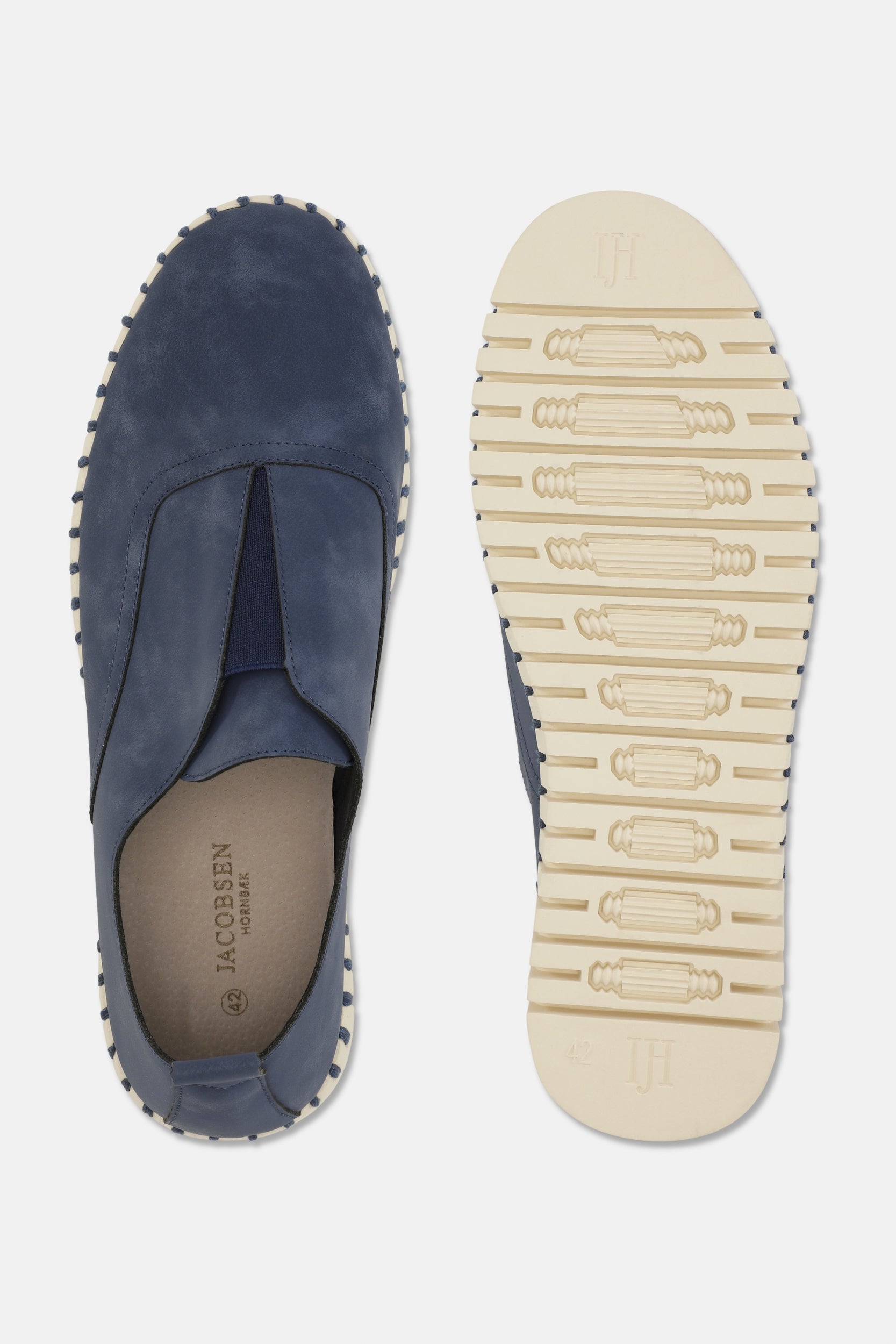 Instappers Heren TULIP144MEN - 699111 Blue Greyness Pearled Ivory | Blue Greyness Pearled Ivory | Shoes | Ilse Jacobsen