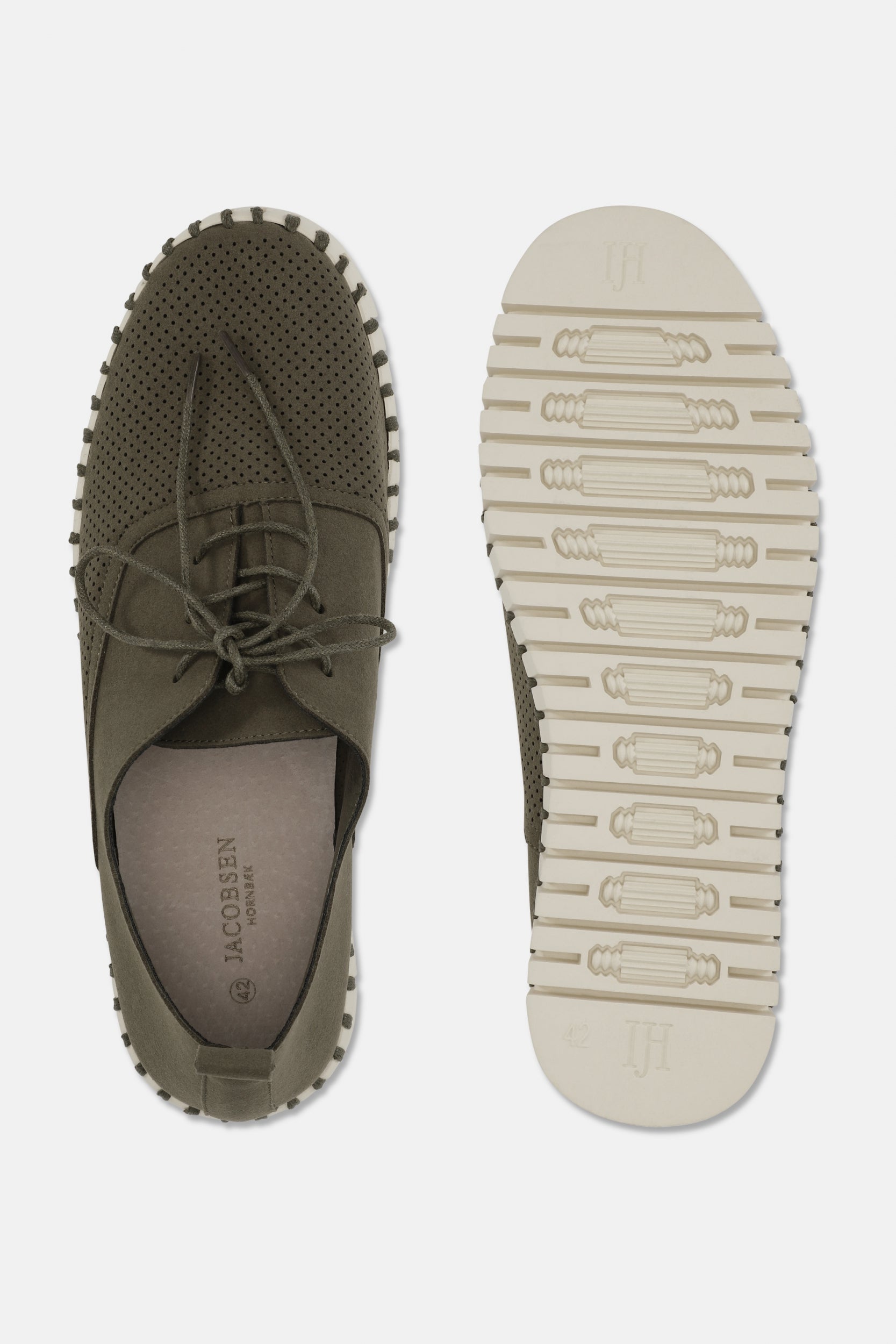 Schoen Heren TULIP145MEN - 465111 Deep Olive Pearled Ivory | Deep Olive Pearled Ivory | Shoes | Ilse Jacobsen