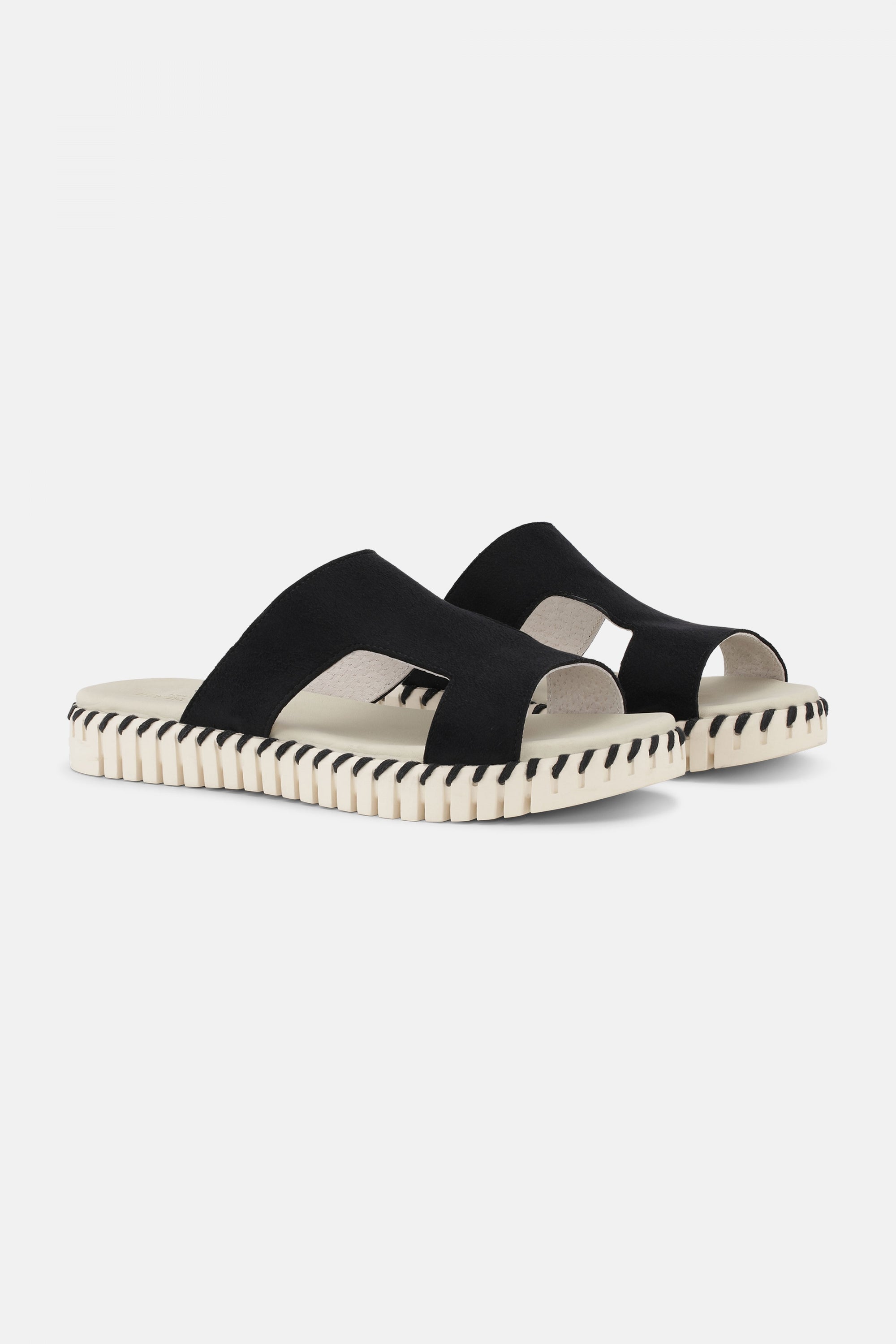 Instapsandalen TULIP1675 - 001 Black | Black | Sandals | Ilse Jacobsen