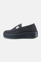Tulip penny loafer met sleehak TULIP3220 | Black Black | Shoes | Ilse Jacobsen