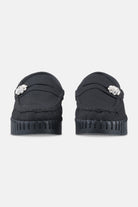 Tulip penny loafer met sleehak TULIP3220 | Black Black | Shoes | Ilse Jacobsen
