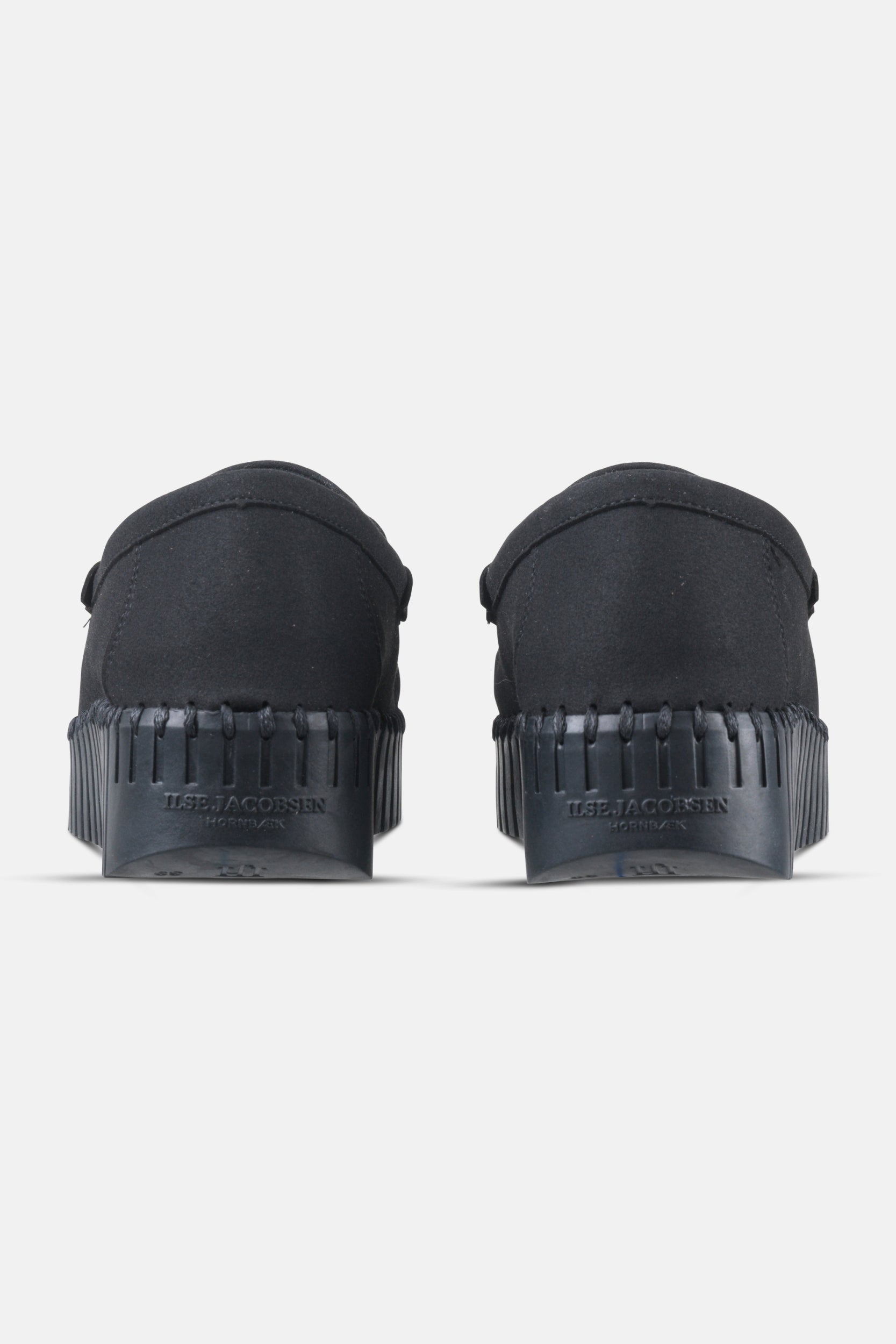 Tulip penny loafer met sleehak TULIP3220 | Black Black | Shoes | Ilse Jacobsen