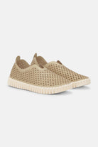 Tulip Instapper met glitter TULIP3223 | Platin Pearled Ivory | Shoes | Ilse Jacobsen