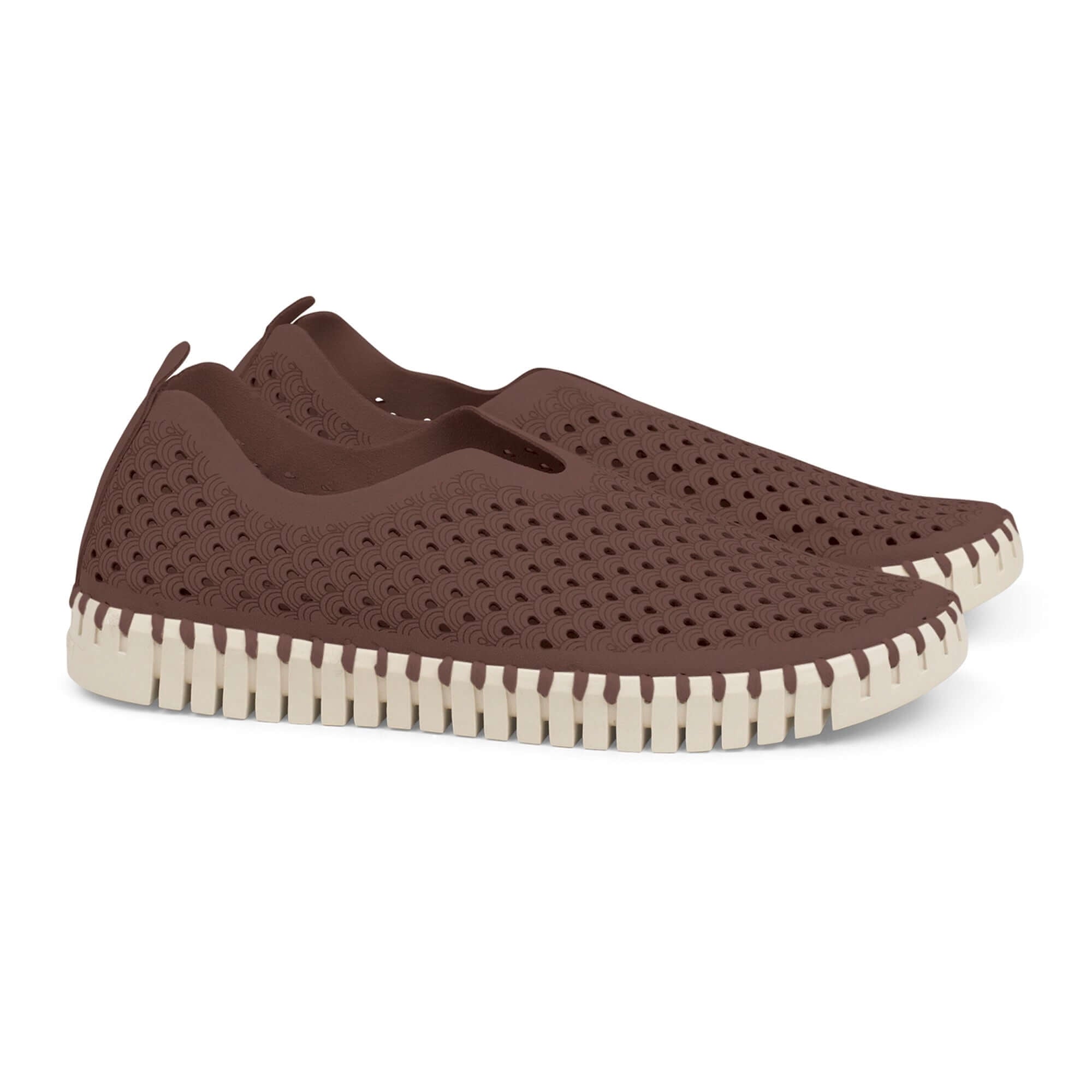 Instappers TULIP3275 beige zool - 205 Chocolate | Chocolate | Shoes | Ilse Jacobsen