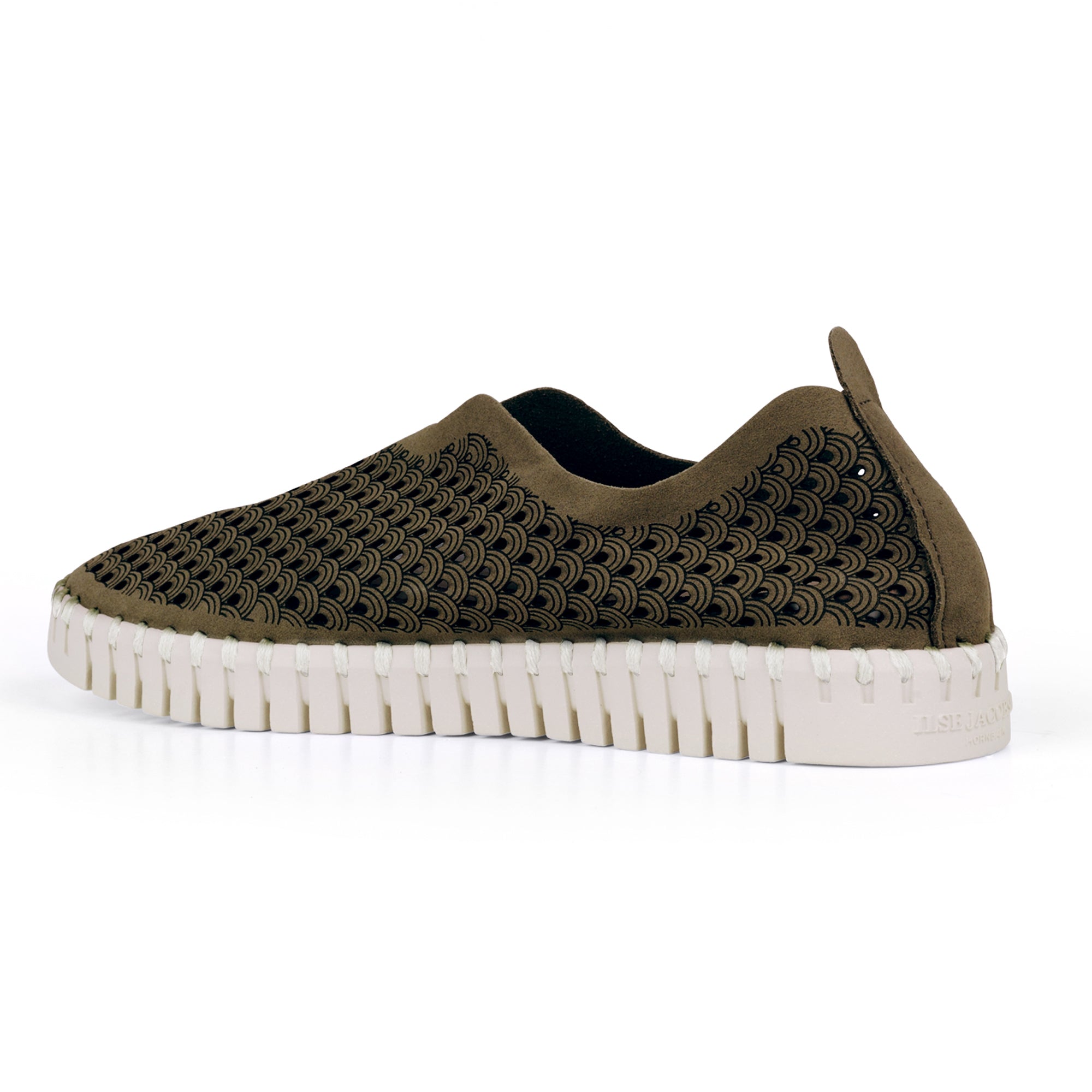 Instappers TULIP3275 beige zool - 465 Deep Olive | Deep Olive | Shoes | Ilse Jacobsen