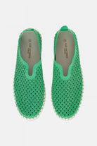 Instappers TULIP3275 beige zool | Bright Green | Shoes | Ilse Jacobsen