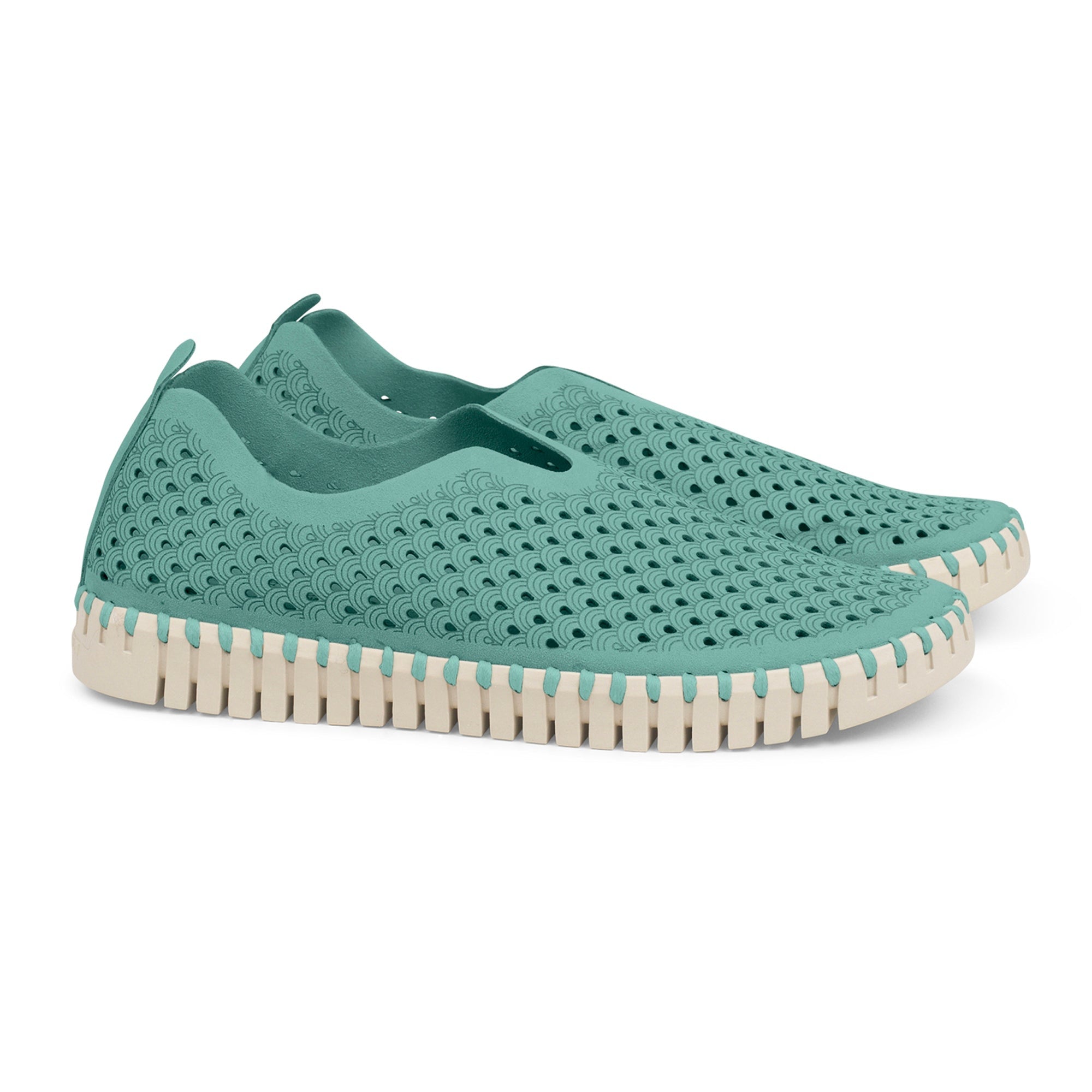 Instappers TULIP3275 beige zool - 625 Aqua Sky | Aqua Sky | Shoes | Ilse Jacobsen