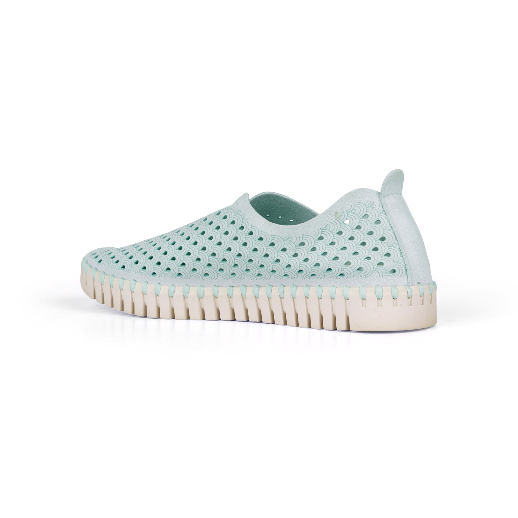 Instappers TULIP3275 beige zool - 637 White Blue | White Blue | Shoes | Ilse Jacobsen