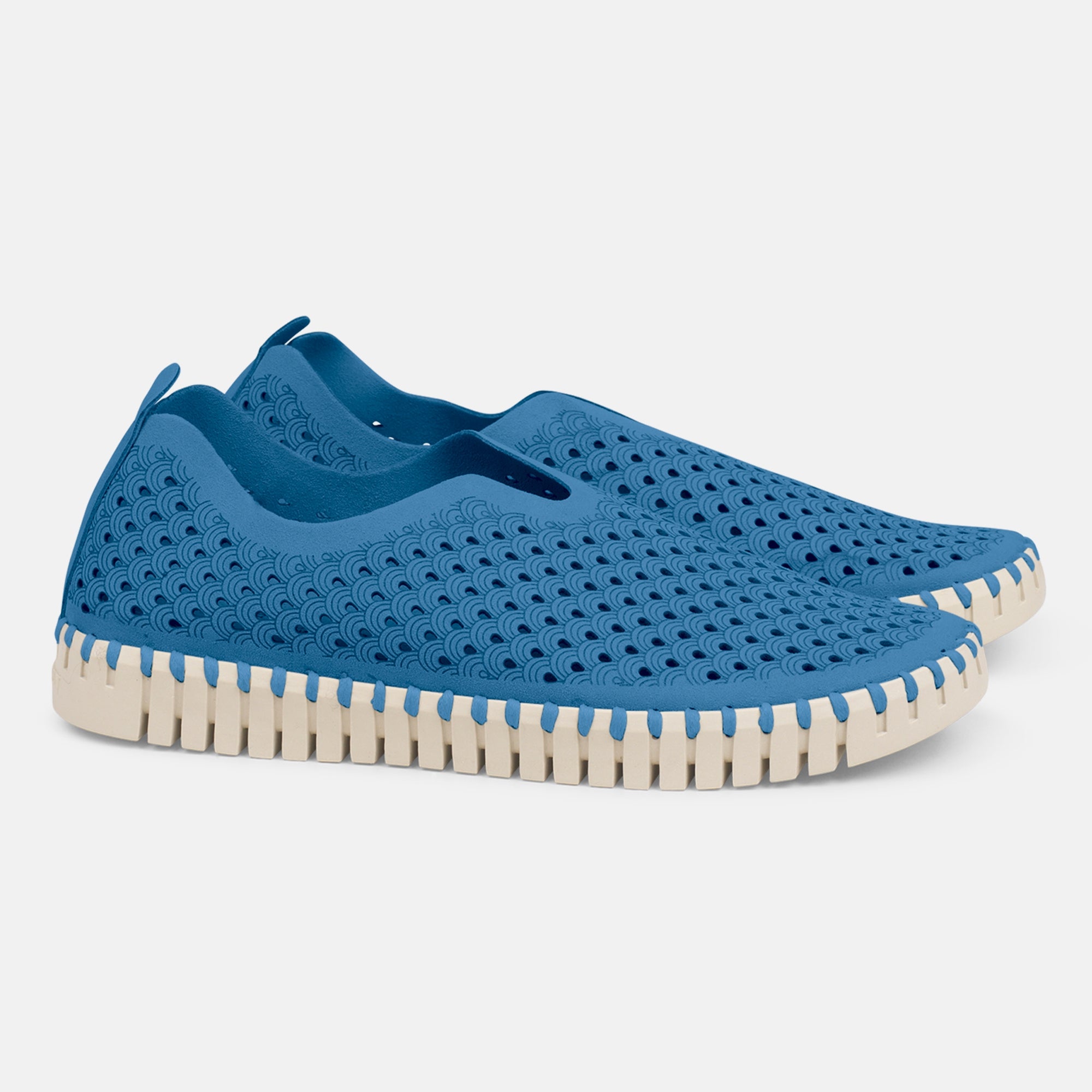 Instappers TULIP3275 beige zool - 671 Direct Blue | Direct Blue | Shoes | Ilse Jacobsen