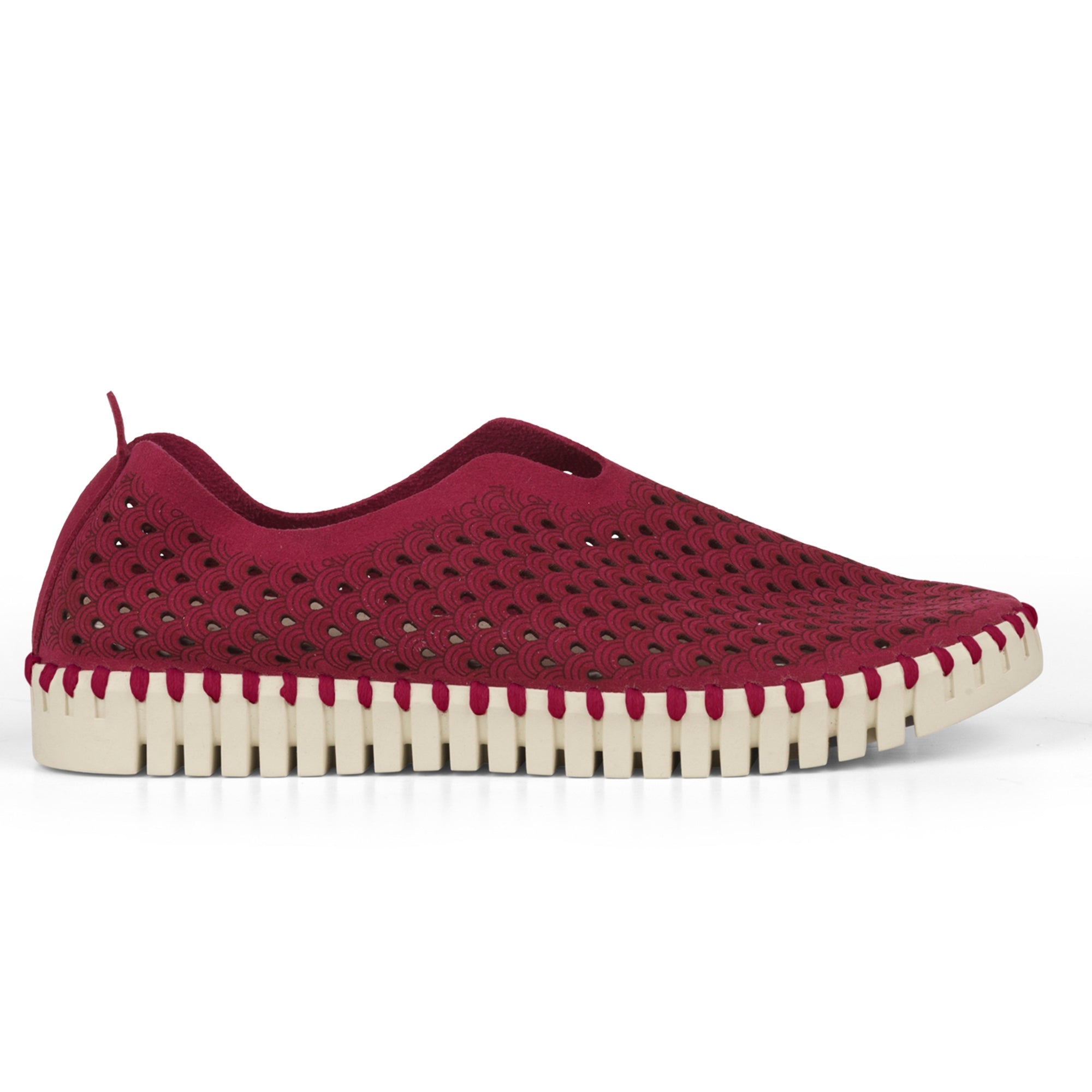 Instappers TULIP3275 beige zool - 901 Cerise | Cerise | Shoes | Ilse Jacobsen