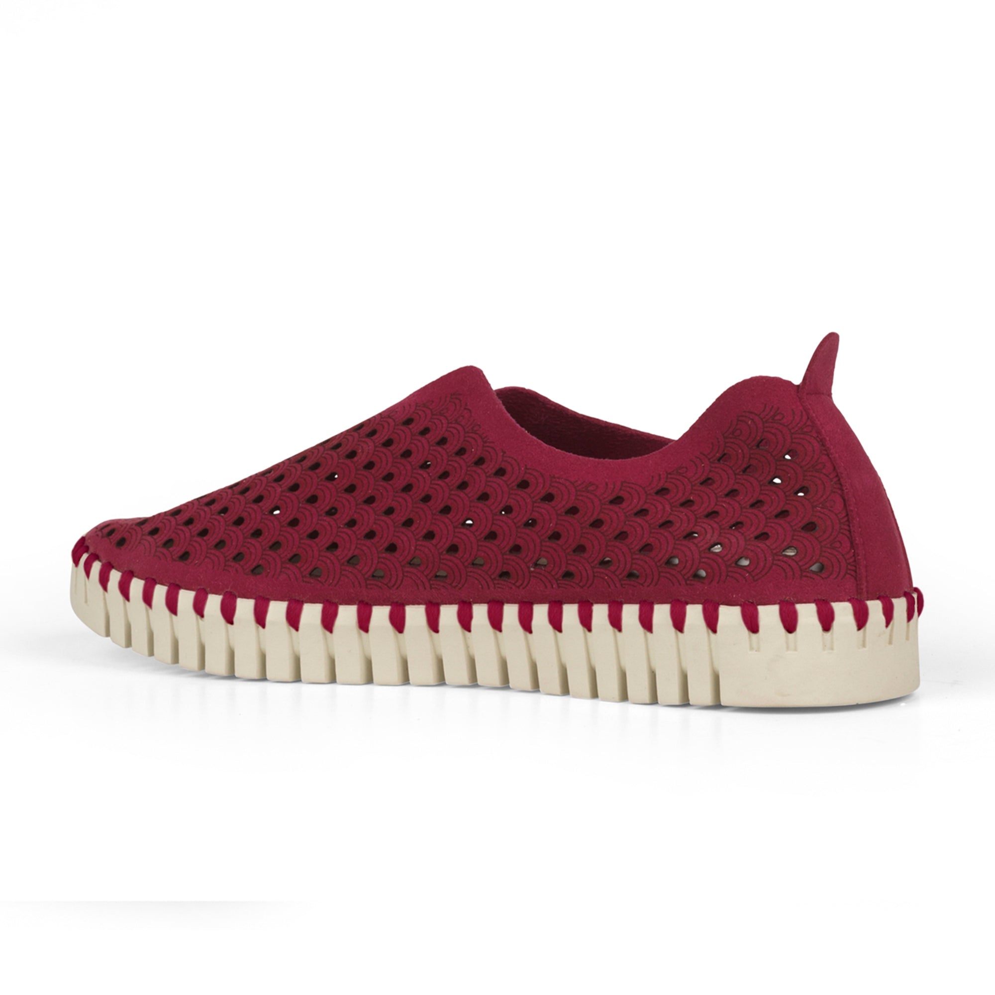 Instappers TULIP3275 beige zool - 901 Cerise | Cerise | Shoes | Ilse Jacobsen