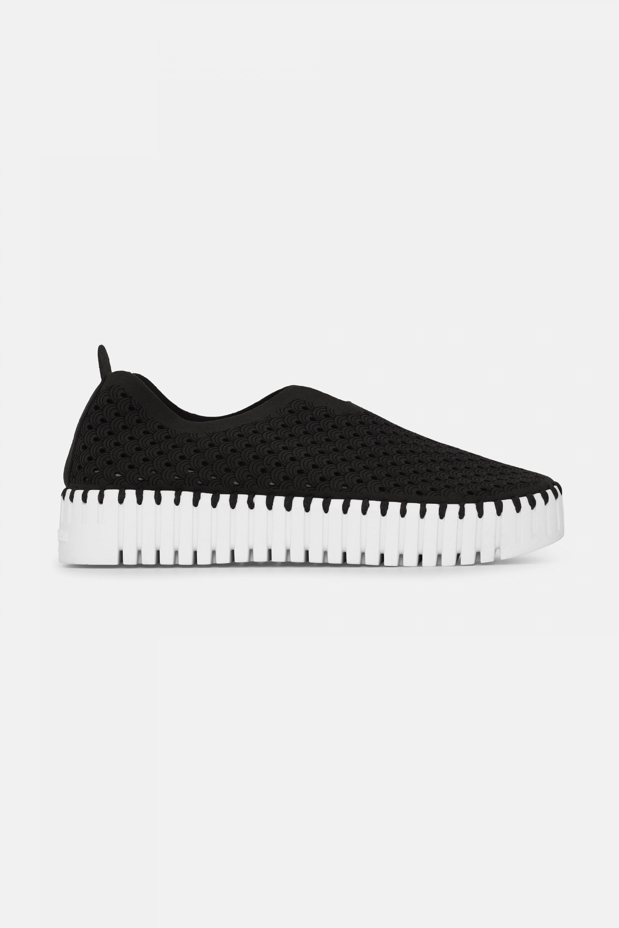 Instappers Platform TULIP3373W witte zool - 001 Black | Black | Shoes | Ilse Jacobsen