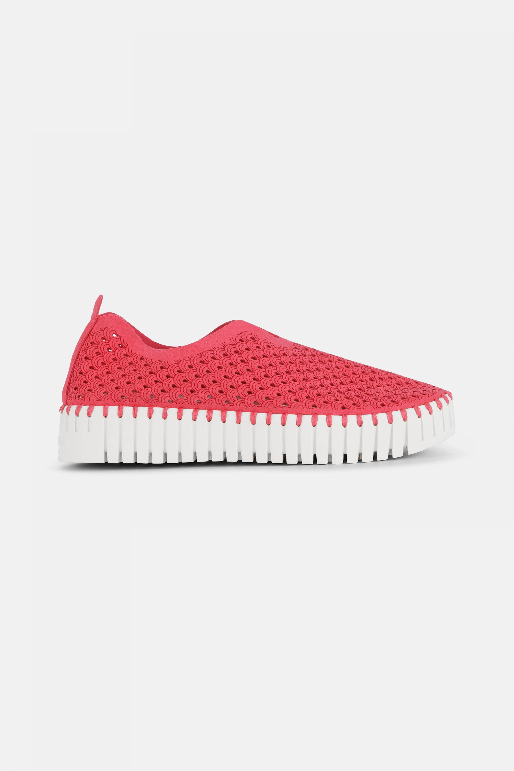 Instappers Platform TULIP3373W witte zool - 309 Viva Magenta | Viva Magenta | Shoes | Ilse Jacobsen