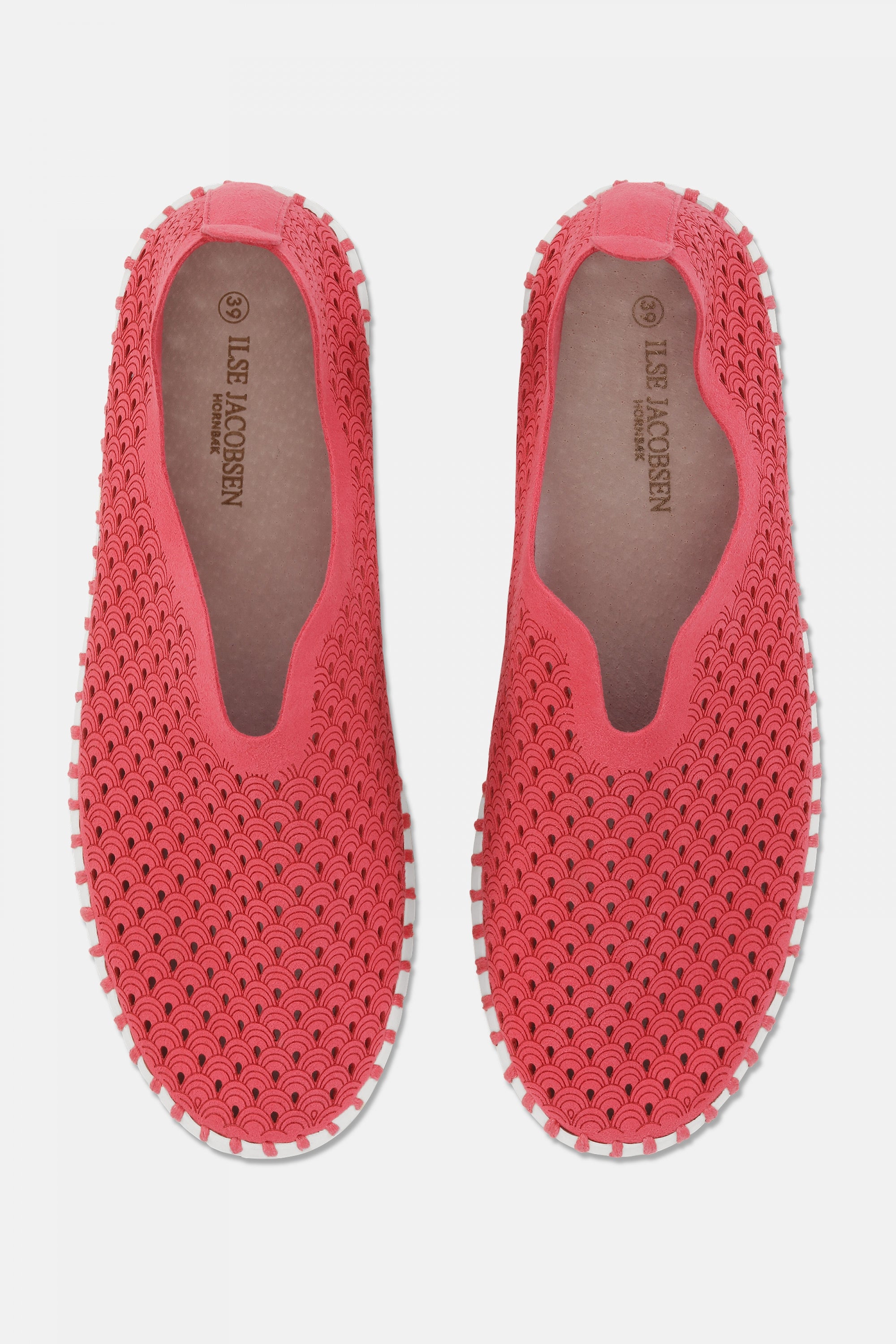 Instappers Platform TULIP3373W witte zool - 309 Viva Magenta | Viva Magenta | Shoes | Ilse Jacobsen